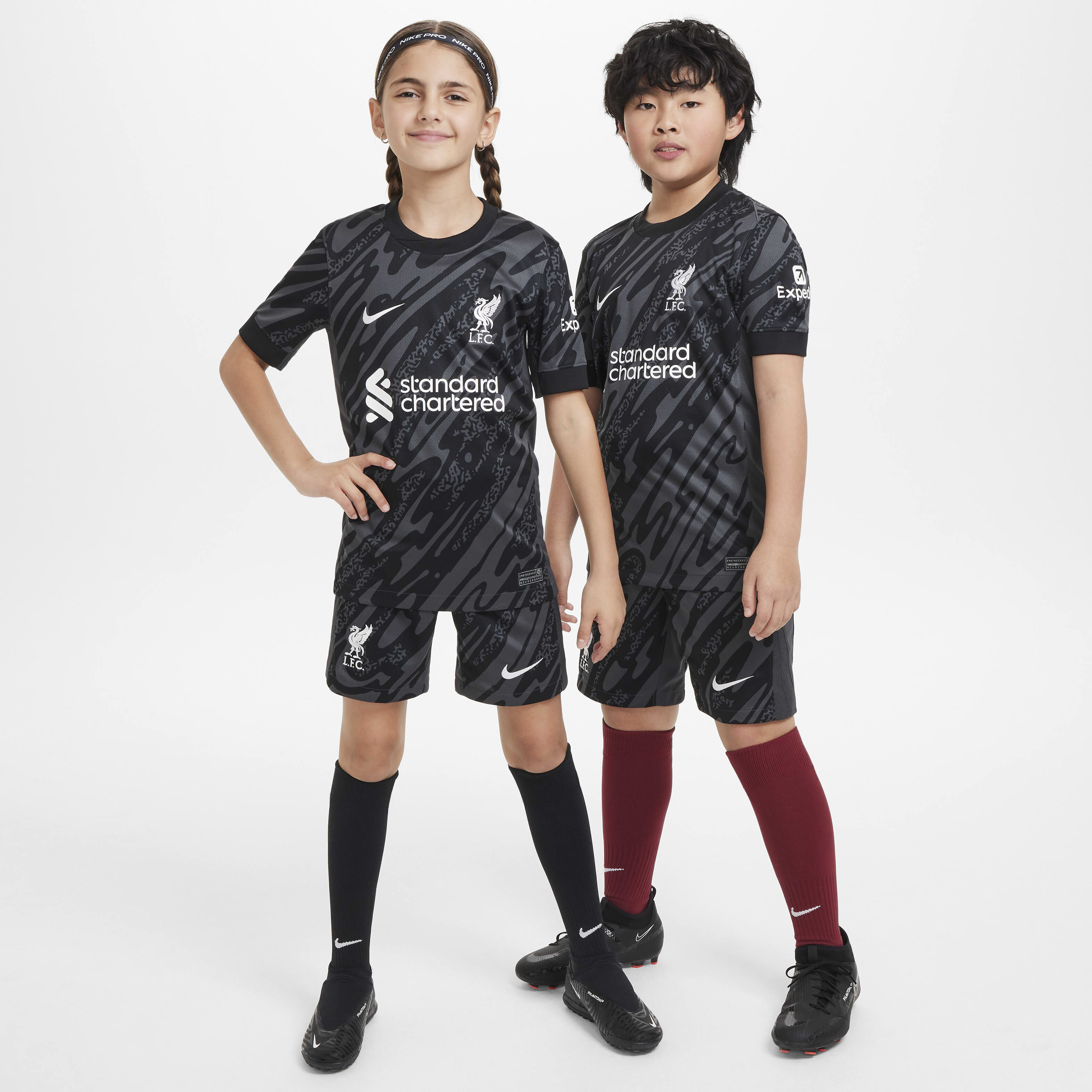 Buy Liverpool F.C. Stadium Goalkeeper Older Kids Nike Dri FIT Football Replica Short Sleeve Shirt Nike Kuwait Official