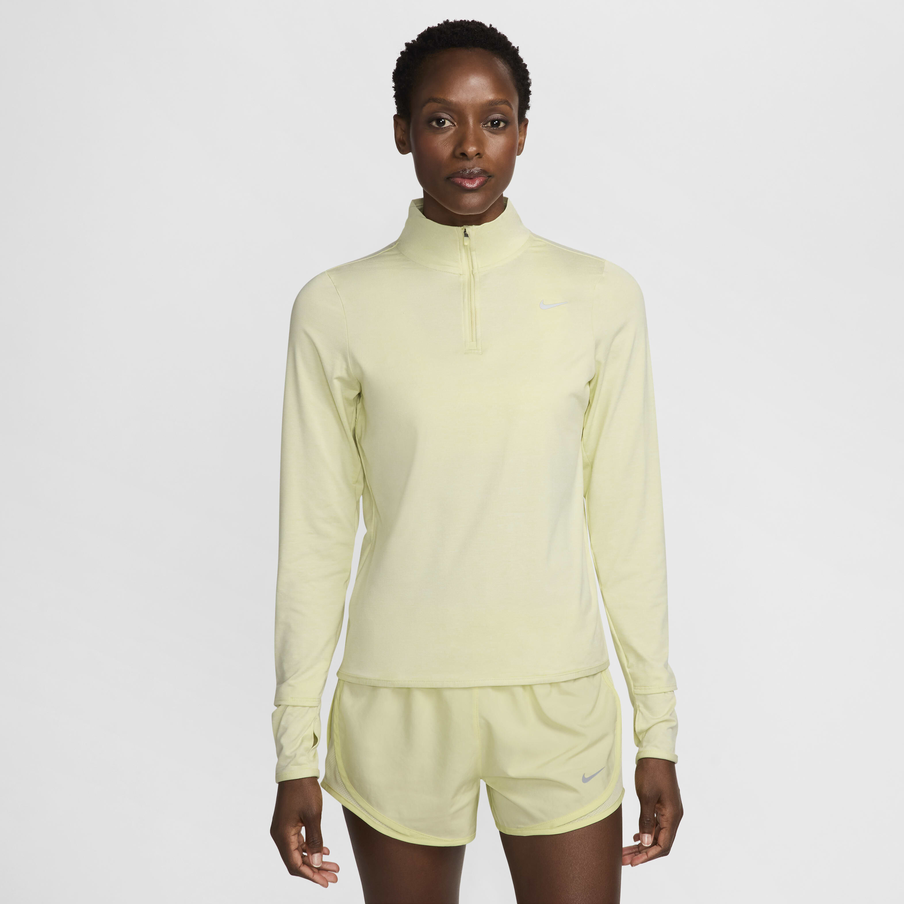 Nike half zip running top womens deals