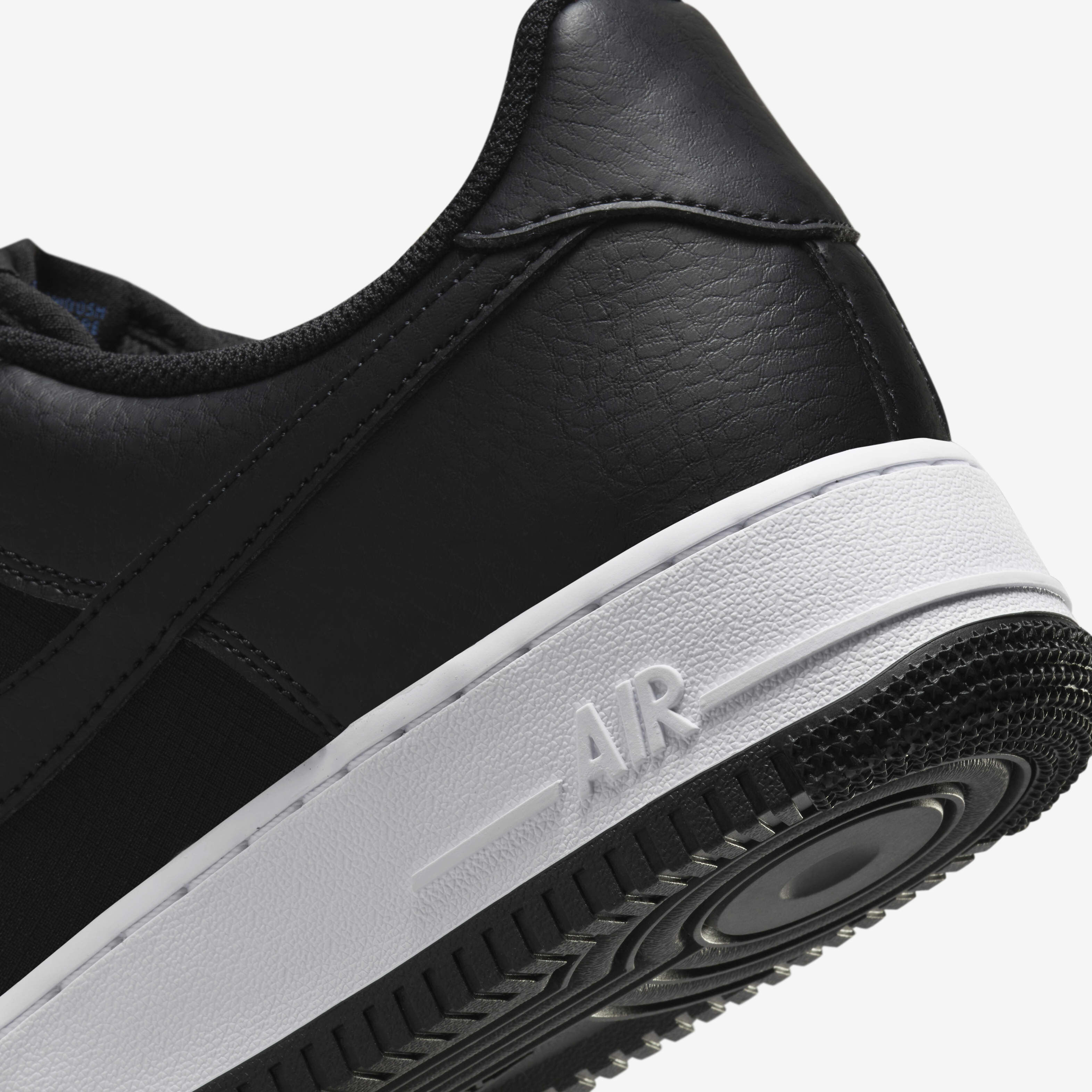 Nike air force 1 7 trainers black black white f sales
