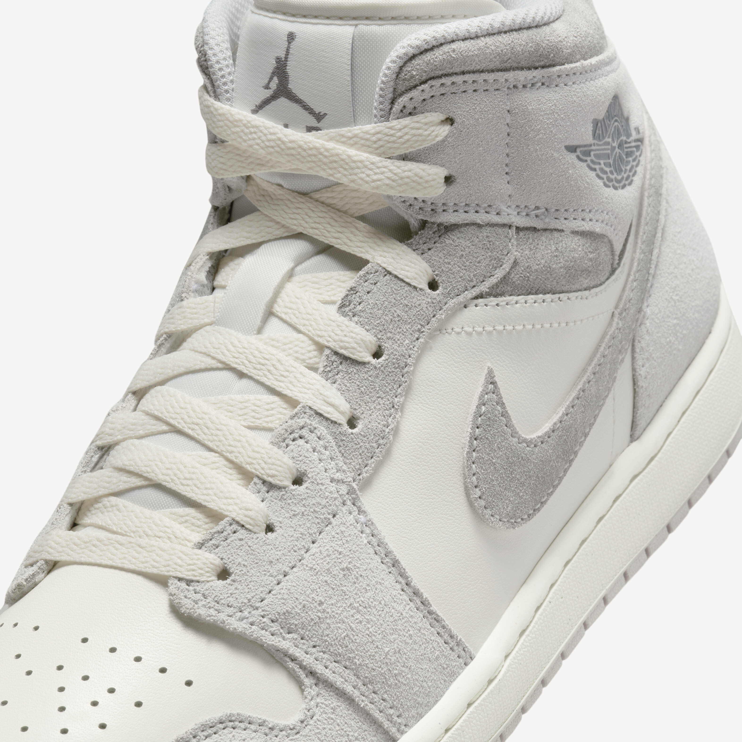 Men's air jordan 1 mid premium basketball shoes shop