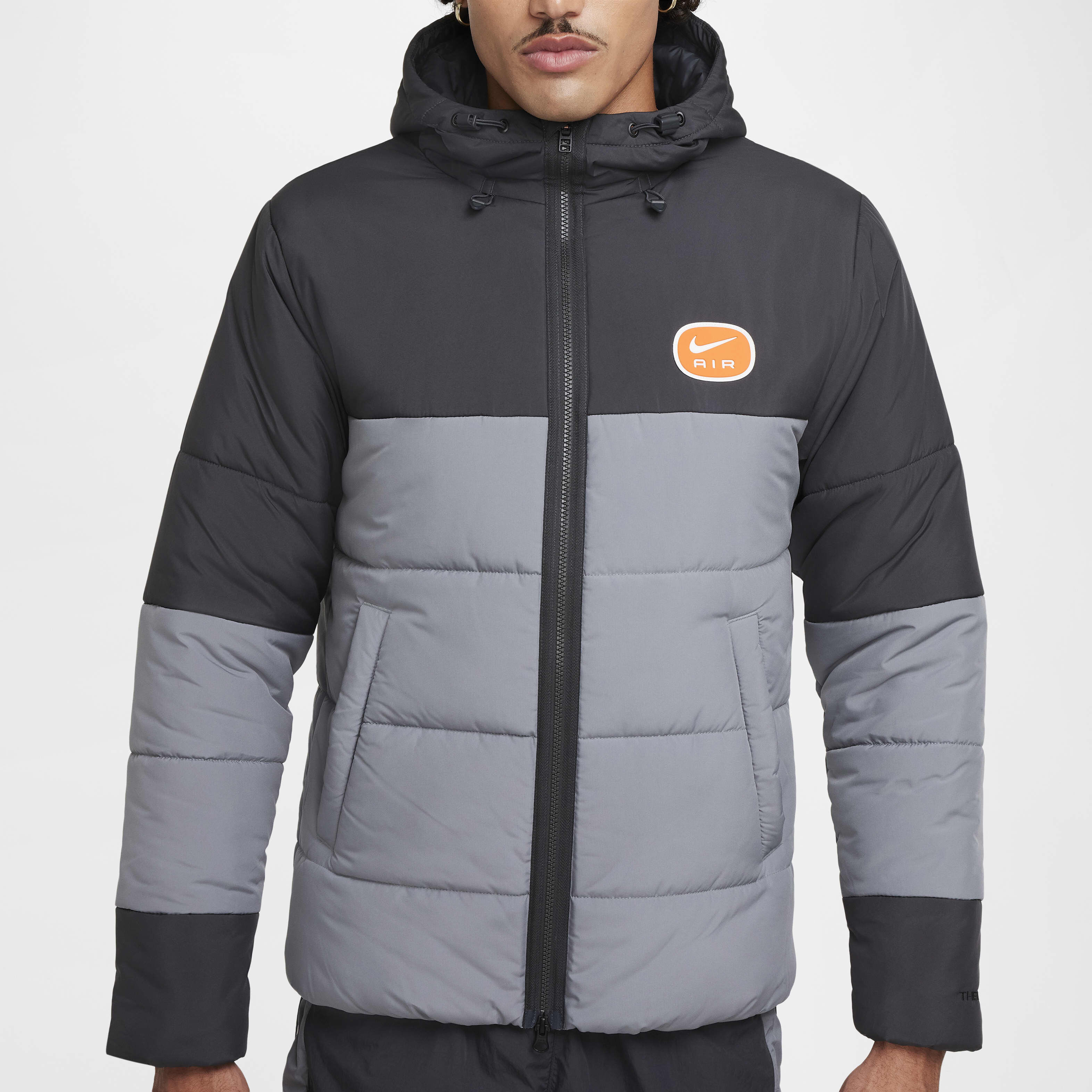 Buy Nike Air Men s Synthetic Fill Jacket Anthracite Cool Grey White Nike Kuwait Official