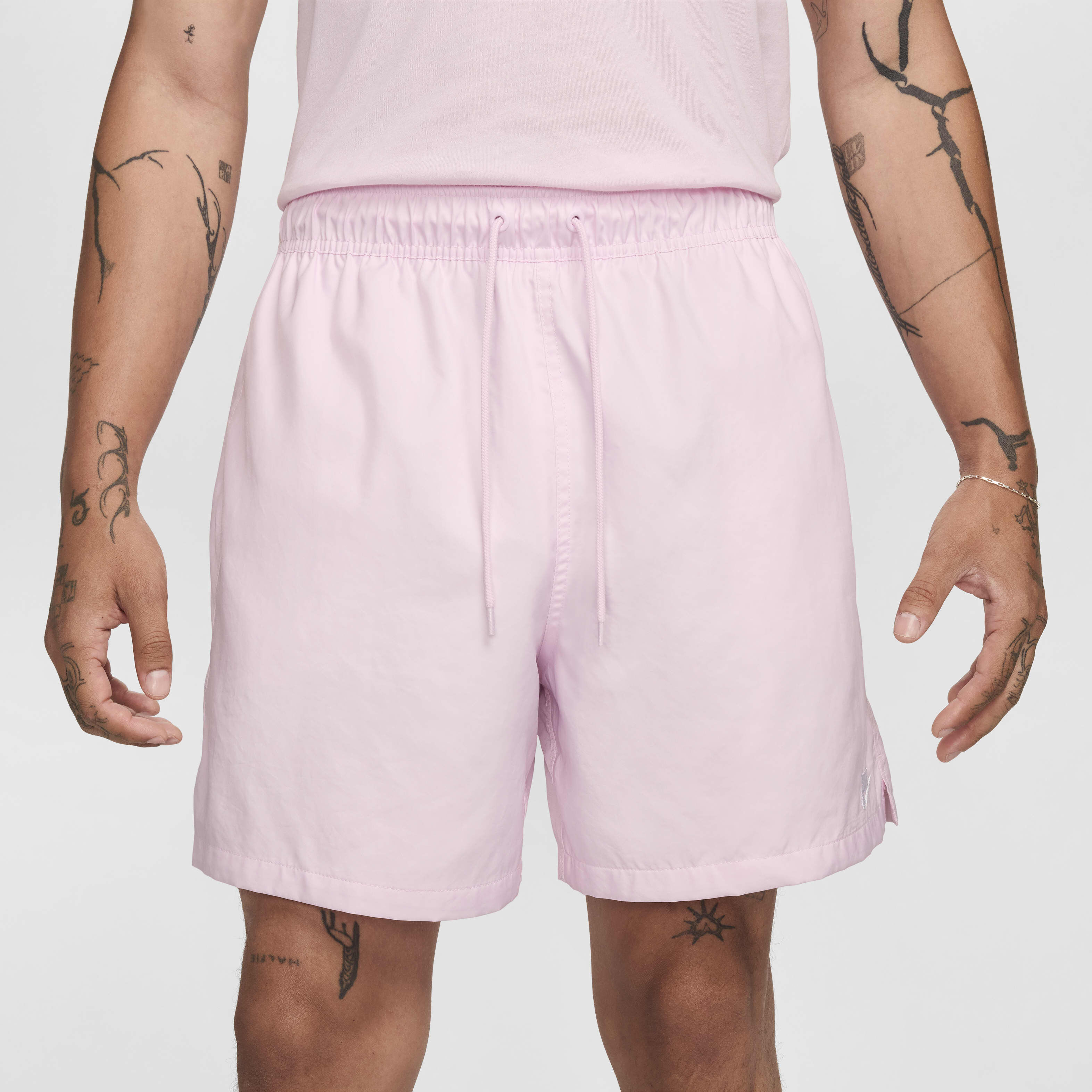 Nike club shorts pink sales