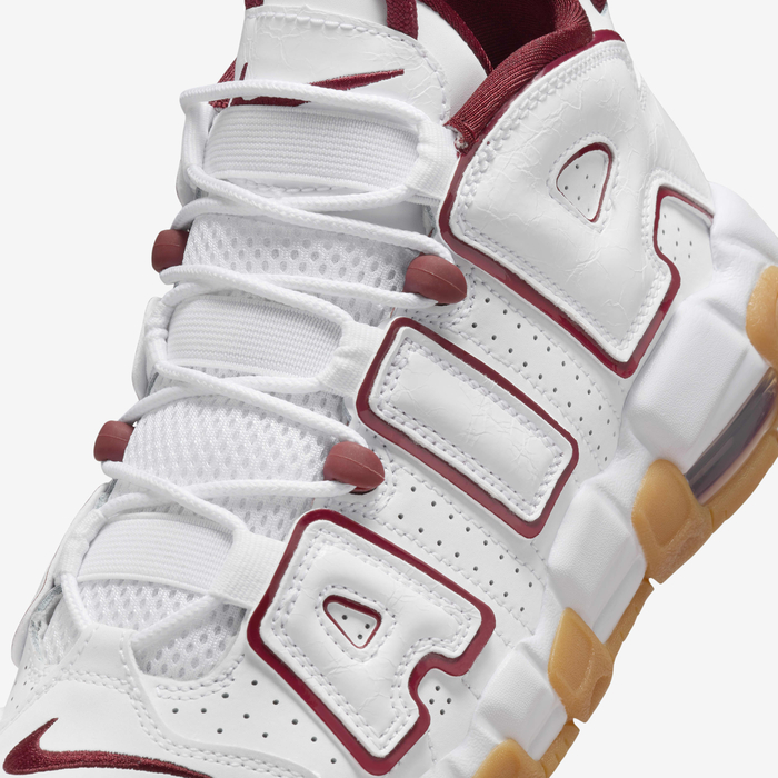 Buy Nike Air More Uptempo Older Kids' Shoes White/Gum Light