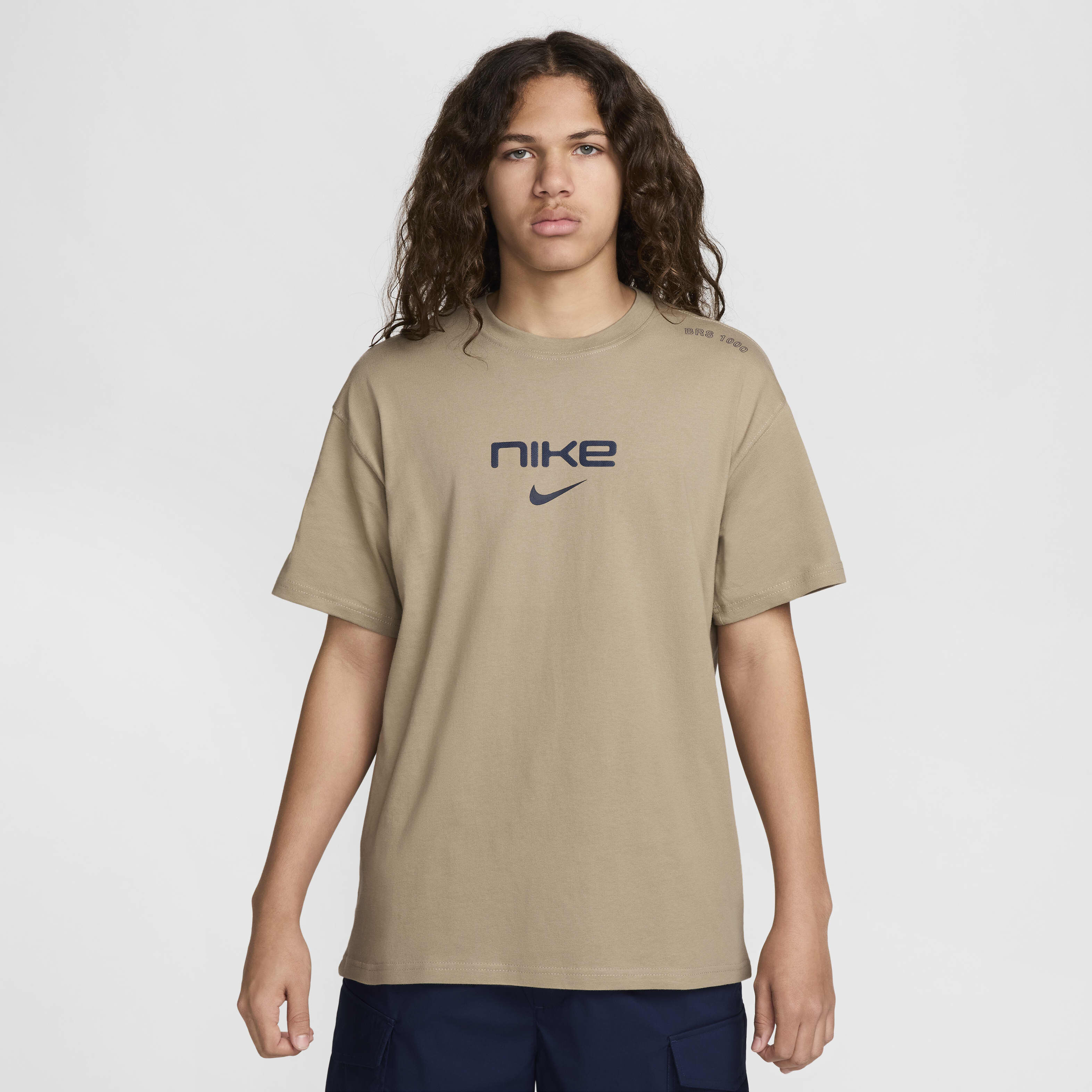 nike t shirt khaki