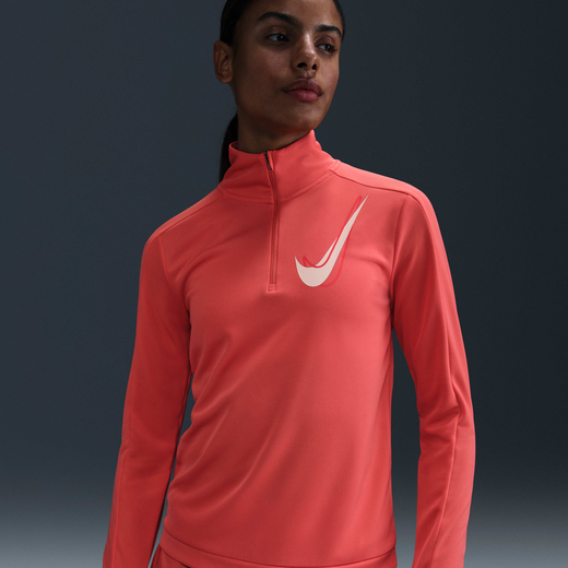 New In Women's-Nike, Nike Swoosh, Women's Dri-FIT 1/2-Zip Running Mid Layer
