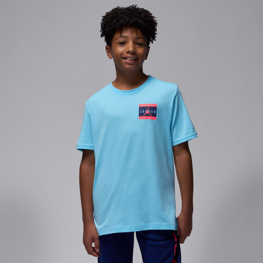 Jordan Short Sleeves Shirts-Nike, Jordan, Older Kids' Authentic Label T-Shirt