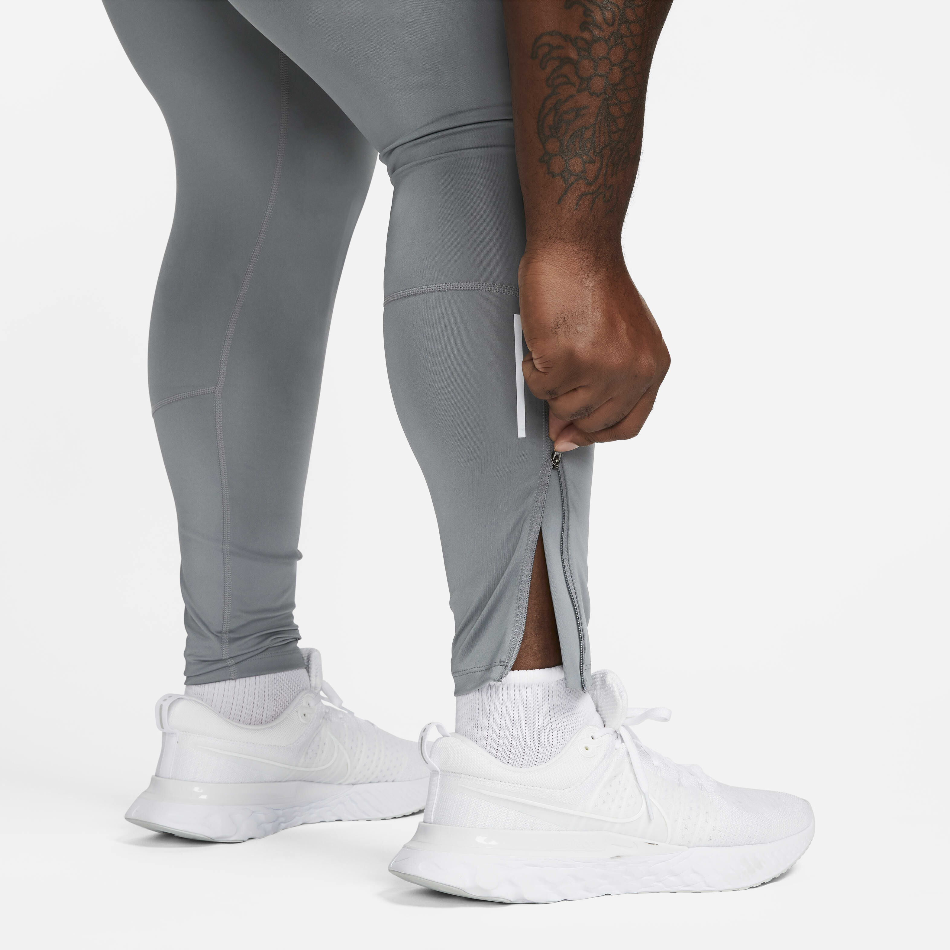 Nike grey running tights on sale