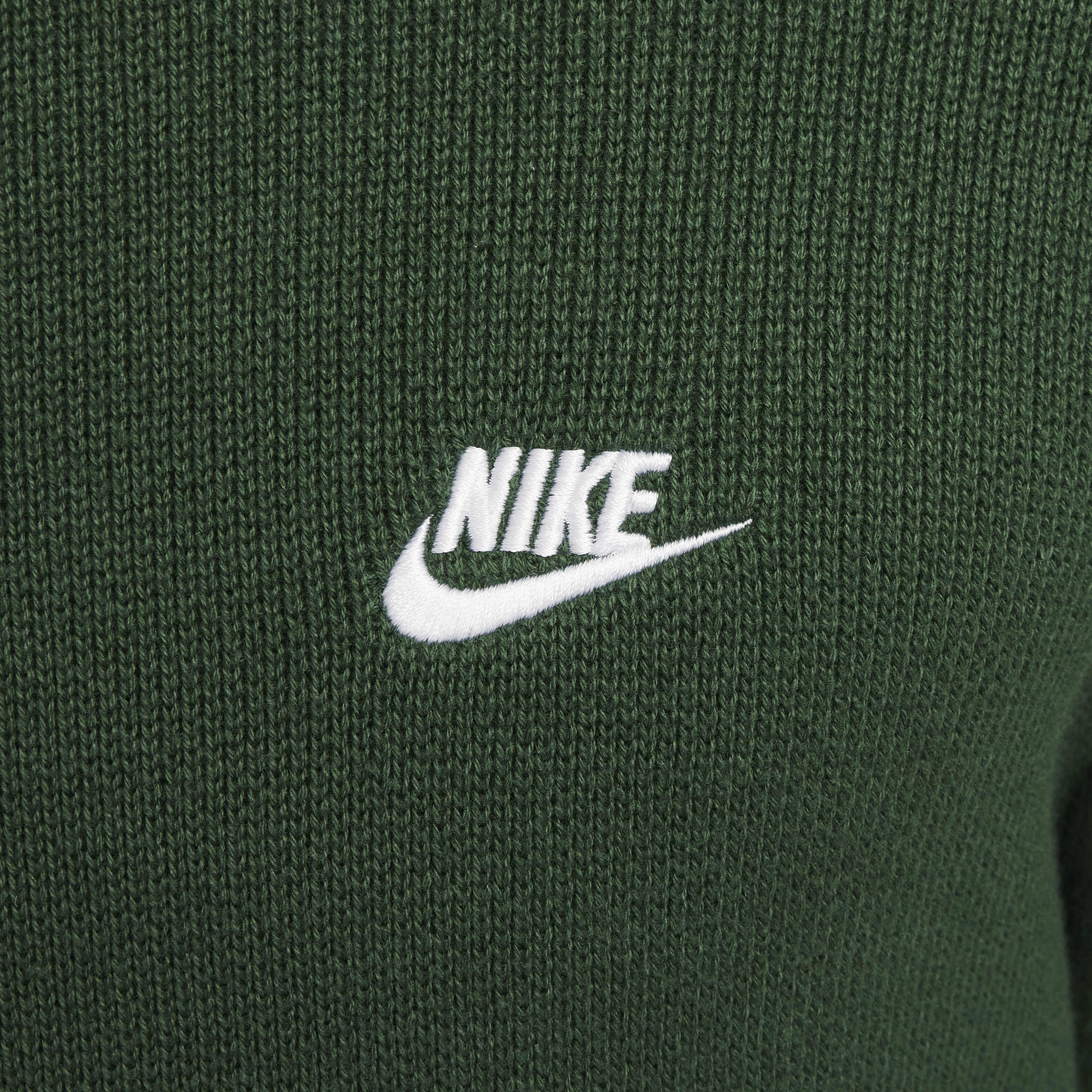 Buy Nike Club Men s Crew Neck Jumper Fir White Nike Kuwait Official