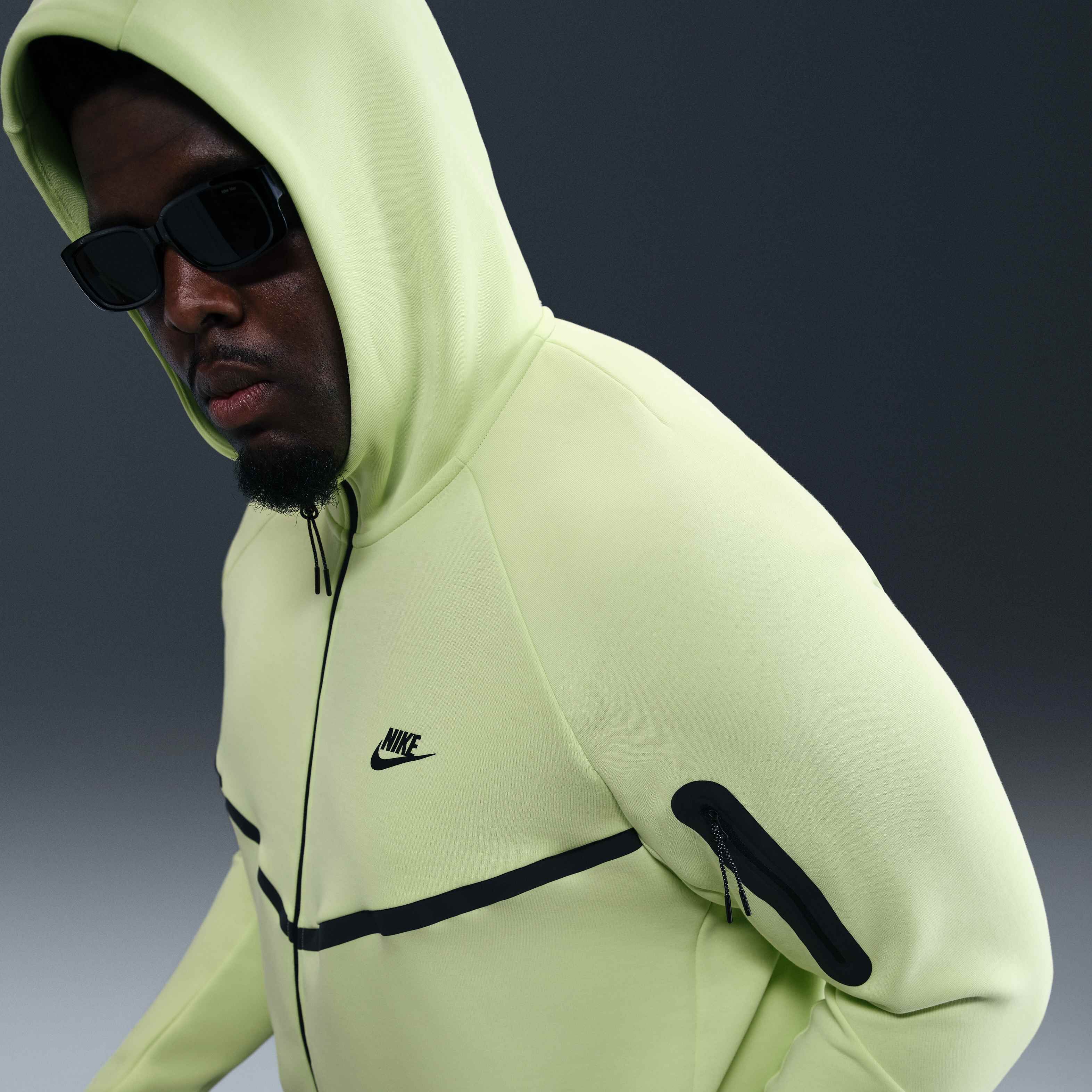 Buy Nike Tech Men's Full-Zip Windrunner Hoodie - Light Lemon