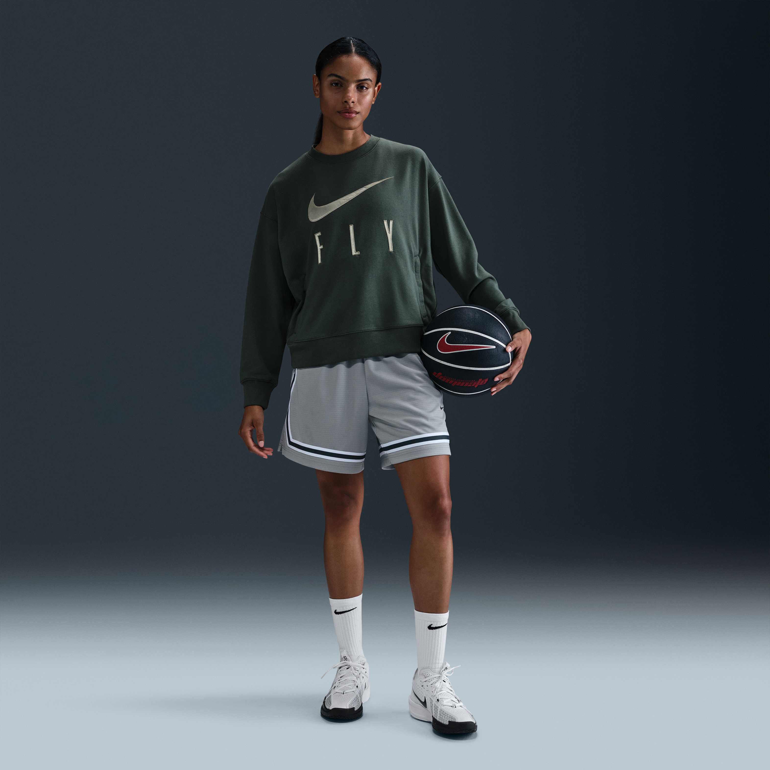 Buy Nike Swoosh Fly Women's Dri-FIT French Terry Crew-Neck Buy Nike Swoosh Fly Women's Dri-FIT French Terry Crew-Neck