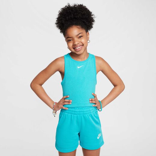 Kids' Sleeveless Tank Tops-Nike, Nike Sportswear, Girls' Ribbed Tank Top