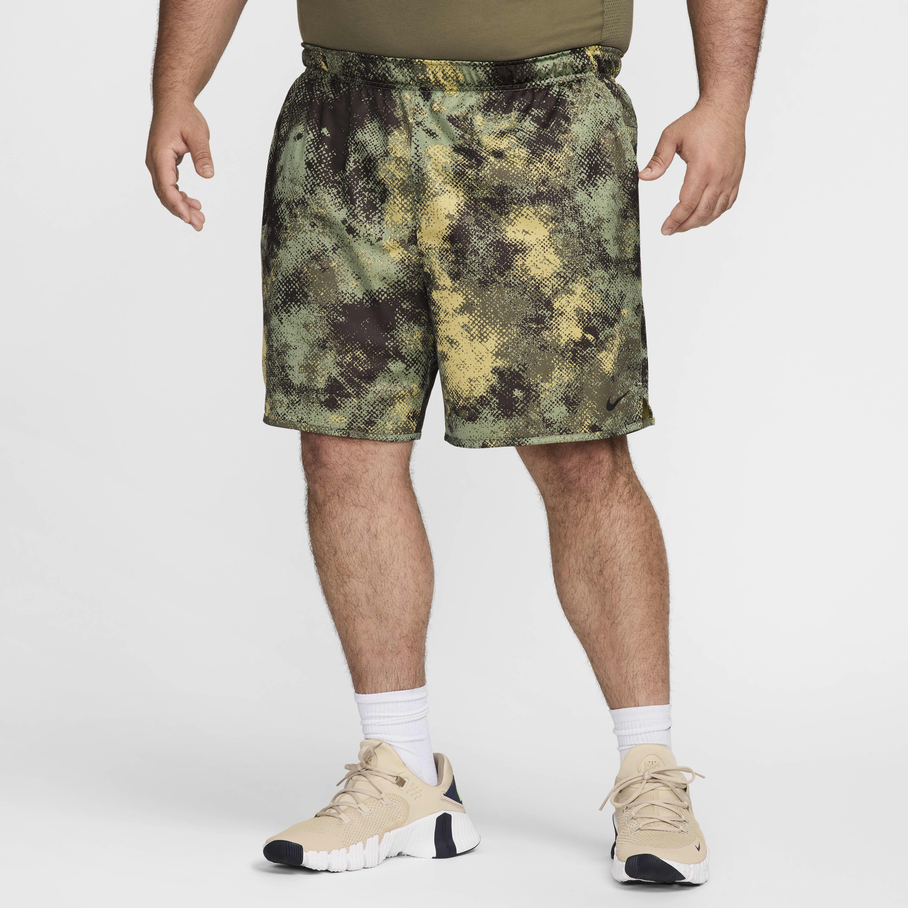 Buy Nike Totality Camo Men s 18cm approx. Dri FIT Unlined Fitness Shorts Nike Kuwait Official