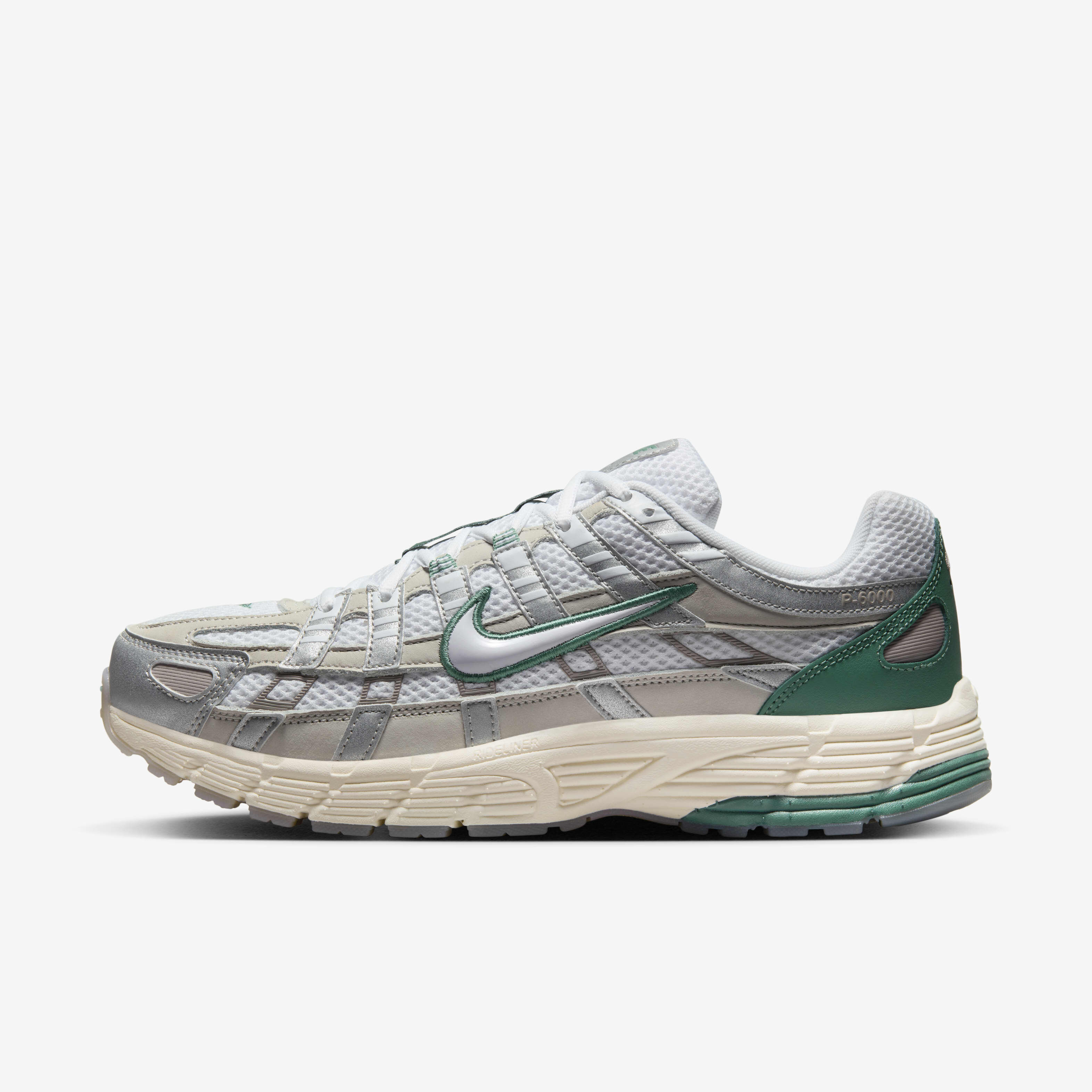 Buy Nike P 6000 Premium Shoes Light Bone Metallic Silver Bicoastal White Nike Kuwait Official