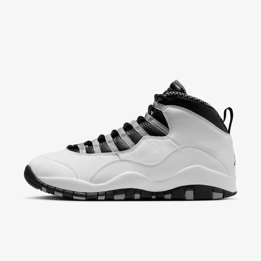 Jordan-JRDN, Air Jordan 10 Retro 'Light Steel Grey', Men's Shoe