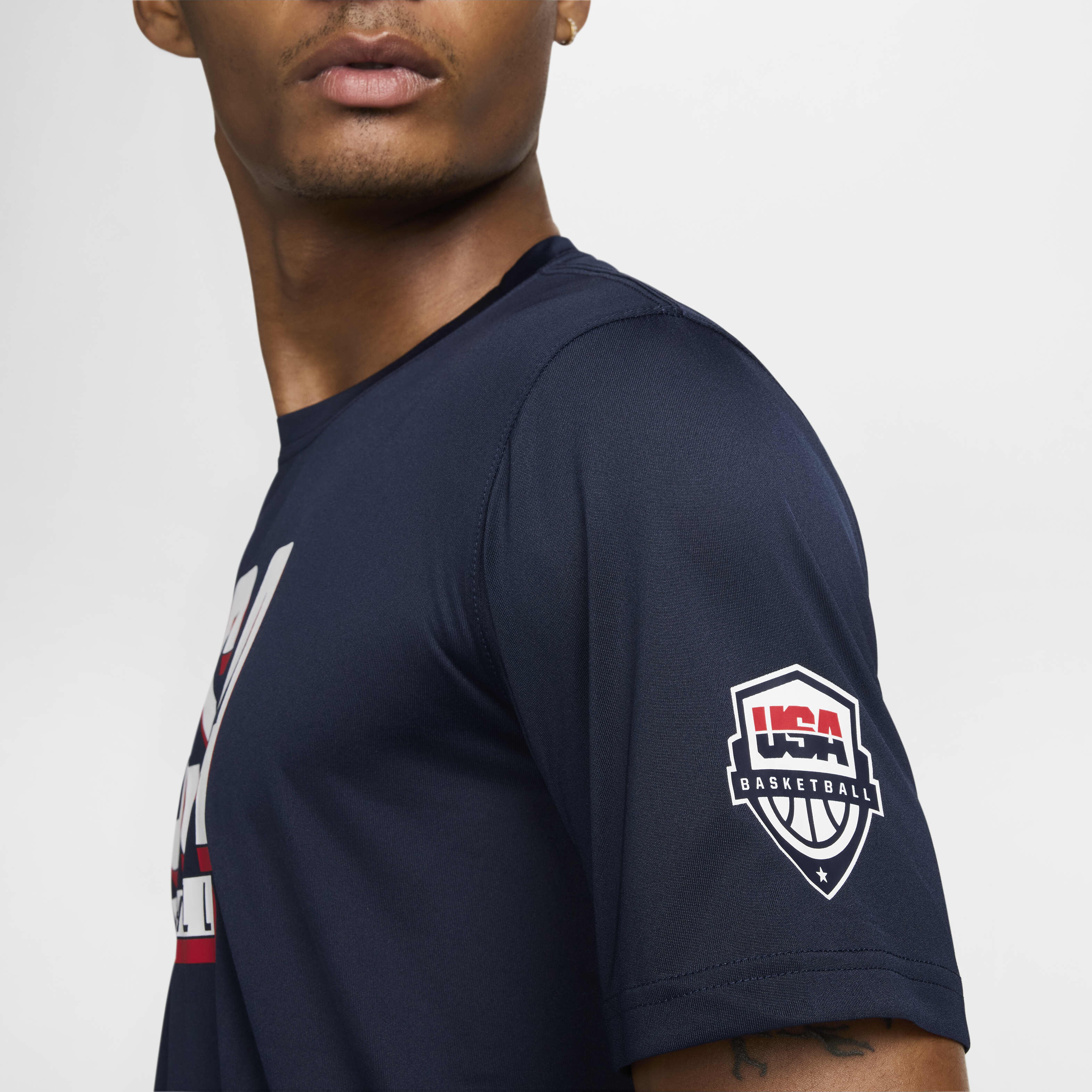 Buy USA Practice Men's Nike Basketball T-Shirt - Obsidian