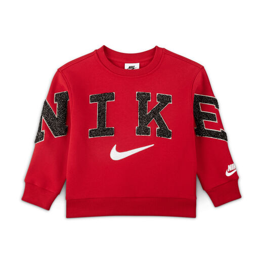 Sweatshirts-Nike, Nike Club, Little Kids' Chenille Fleece Crew