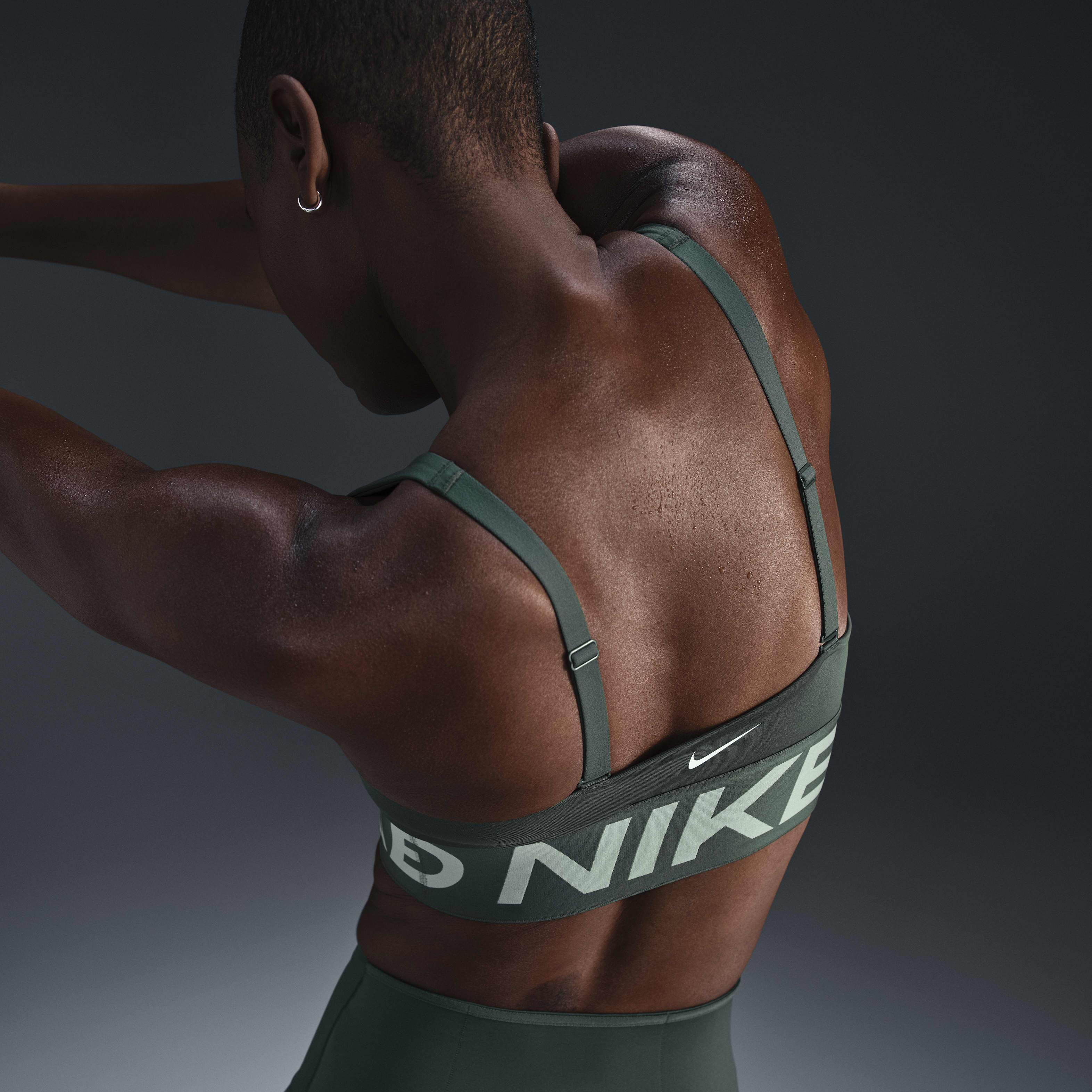 Buy Nike Pro Indy Plunge Women s Medium Support Padded Sports Bra Nike Kuwait Official