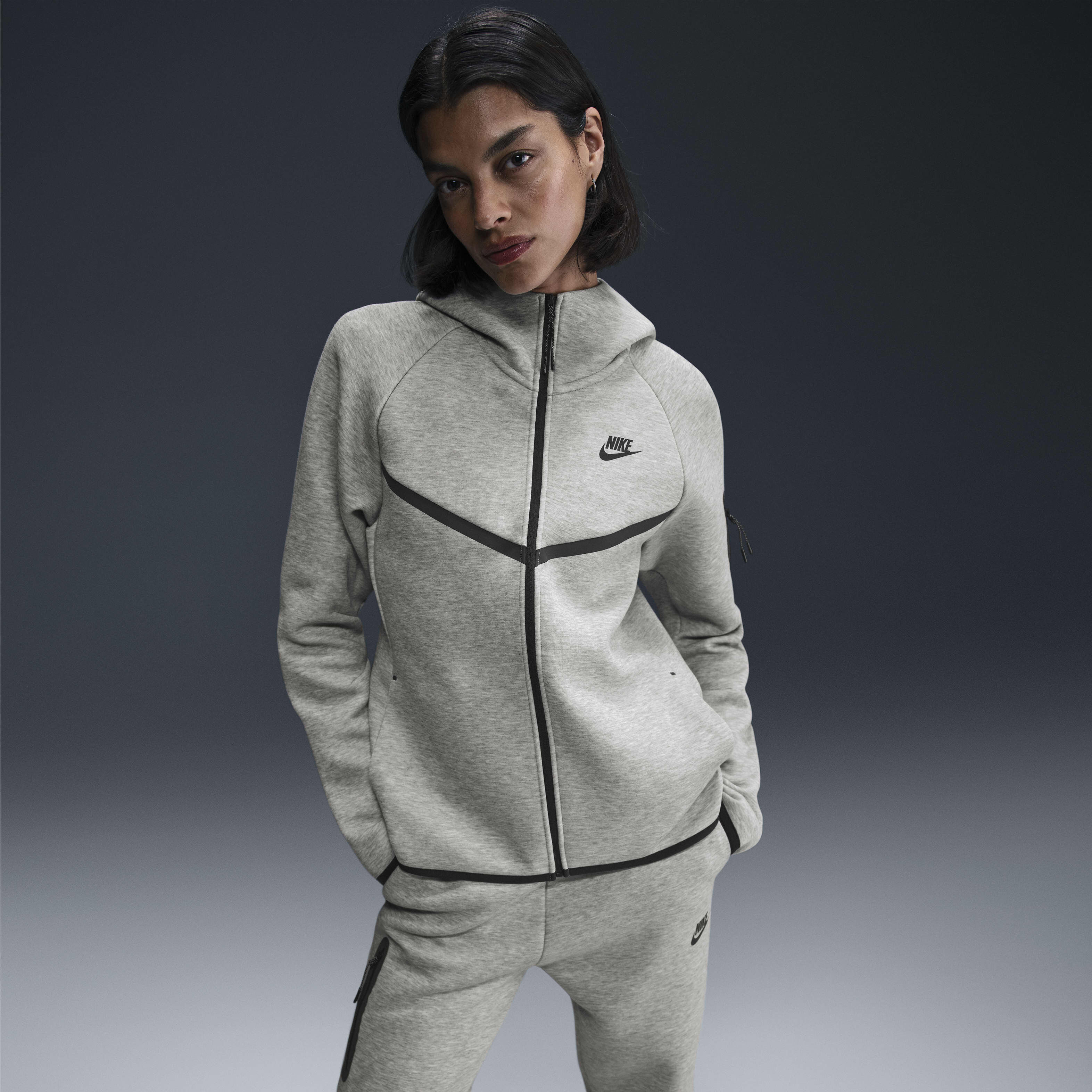 Nike tech windrunner grey store