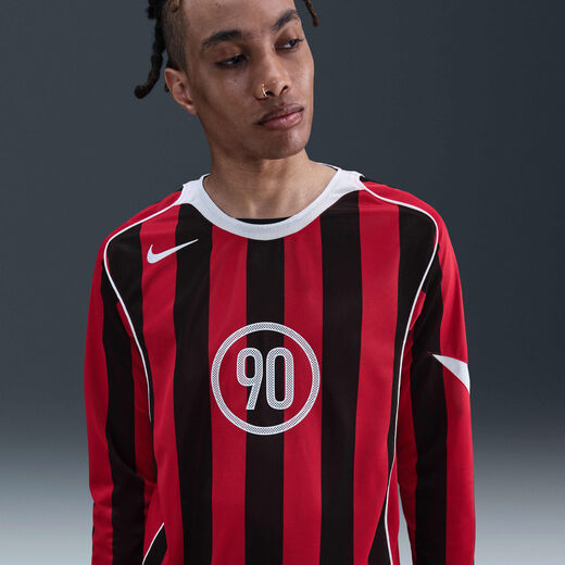 تيشيرتات وقمصان-نايكي, نايكي توتال 90, تيشيرت كرة القدم بأكمام طويلة دراي-فت للرجال