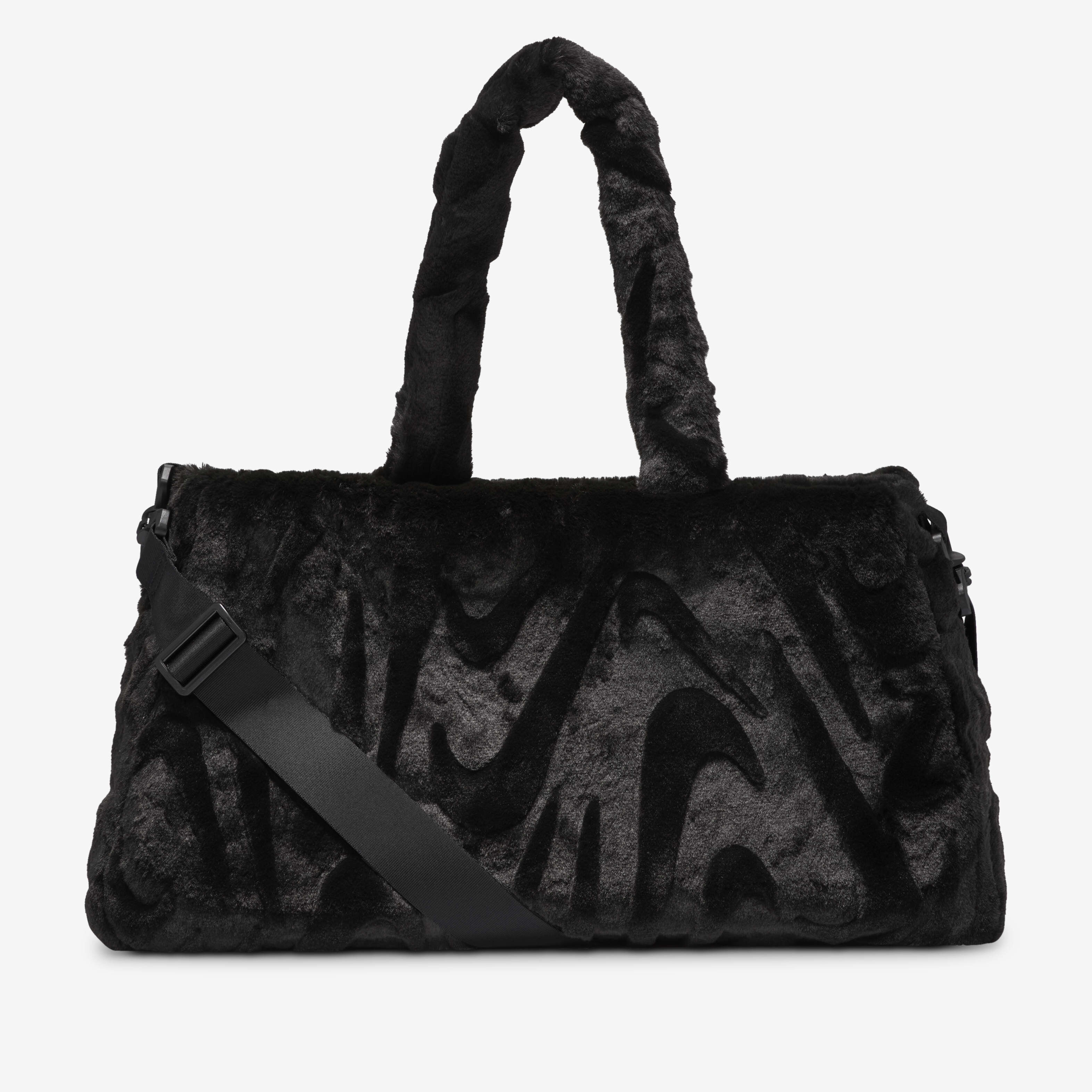 【無料郵送/関税込/正規品】 Nike NSW Faux Fur Tote Bag Black Nike Faux Fur Tote Bag Black - FW22 - US