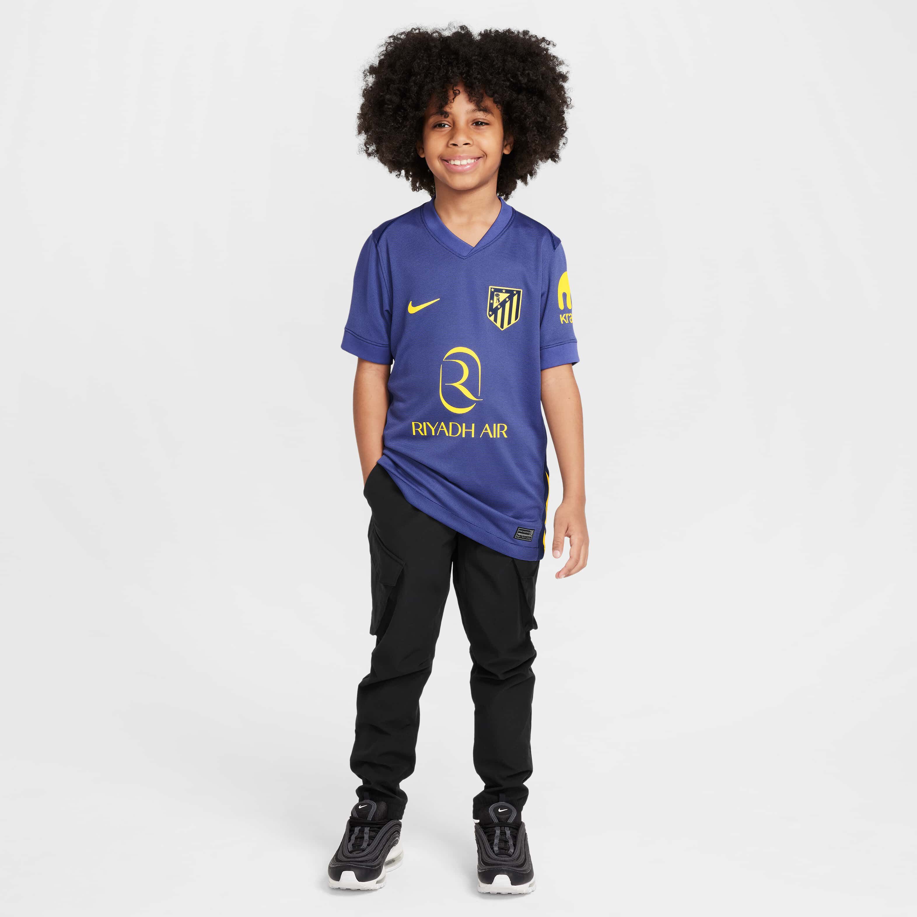 Nike Atlético de Madrid サッカー半袖10-12YRS Nike Atlético Madrid 2025/26 Stadium Home Big Kids' Dri-FIT