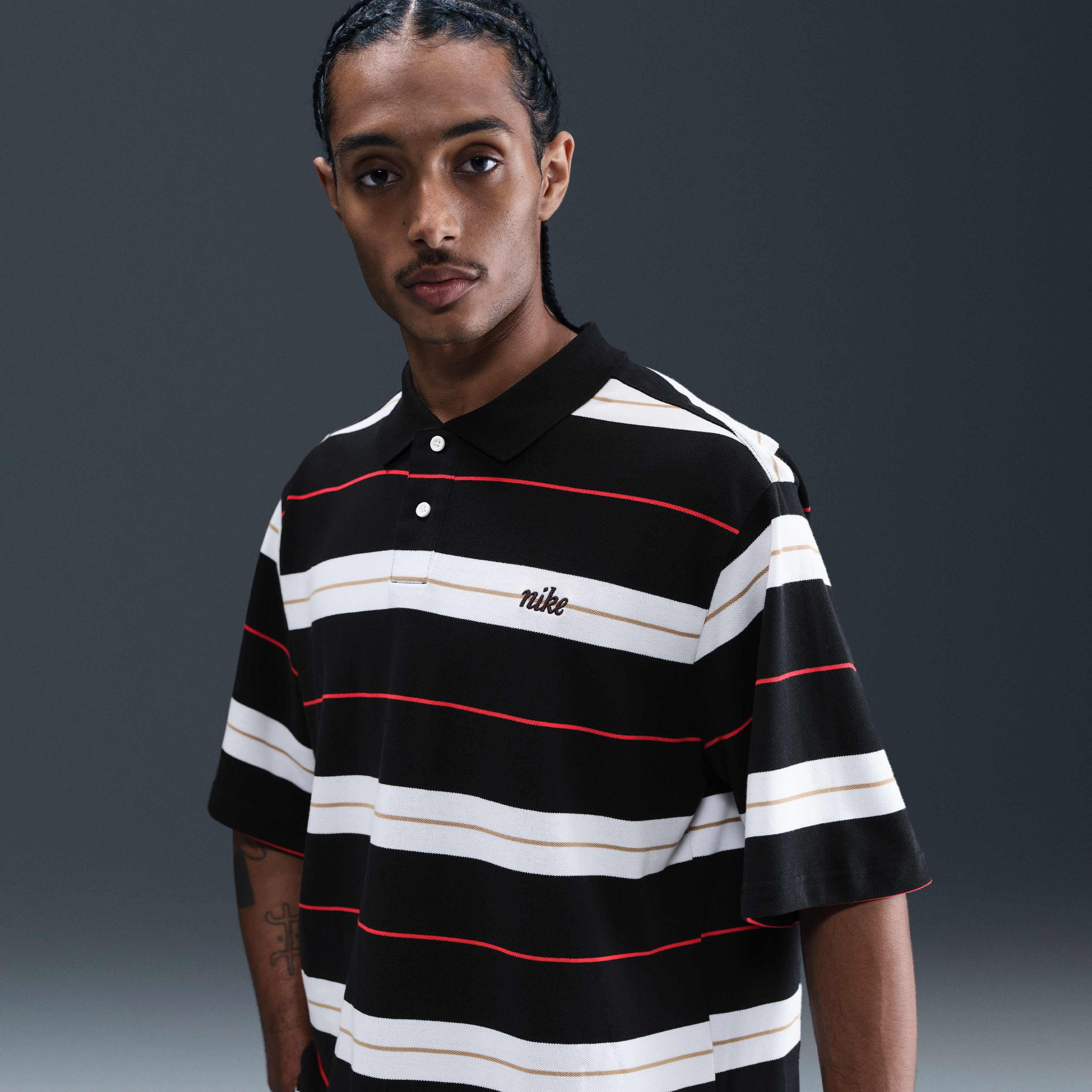 nike polo crew neck