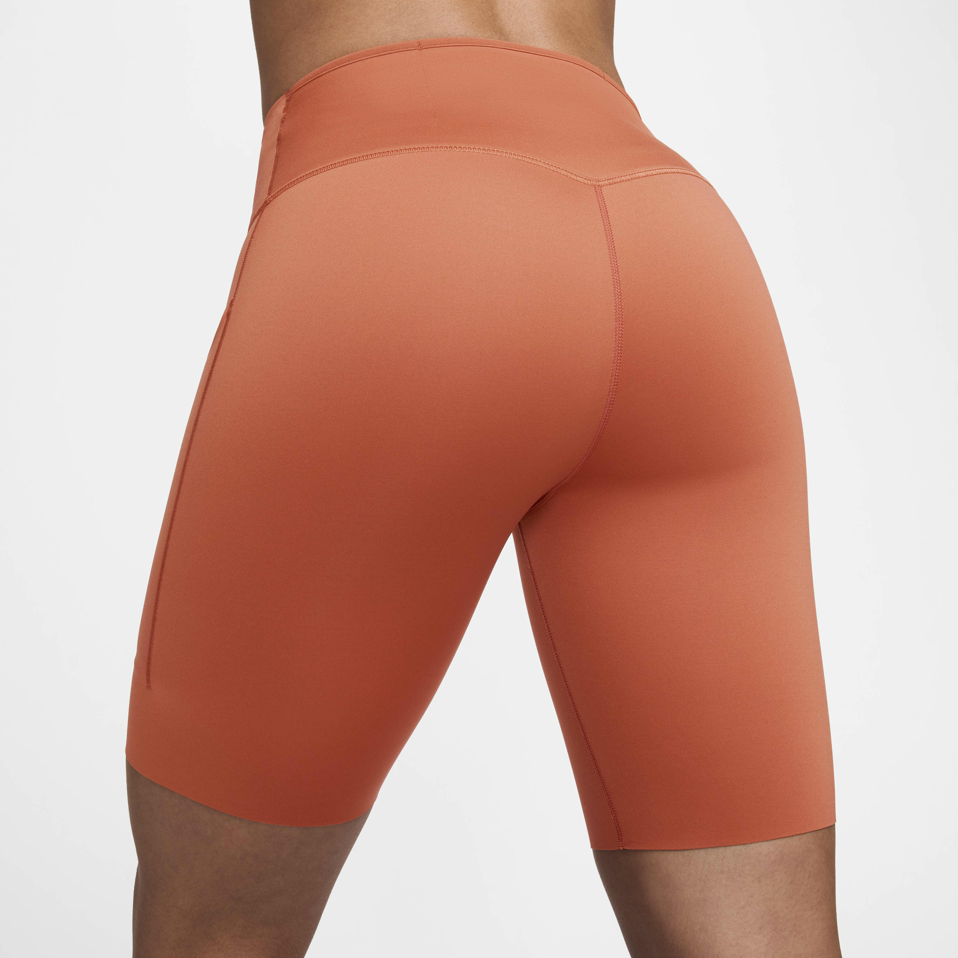 Red nike biker shorts sale