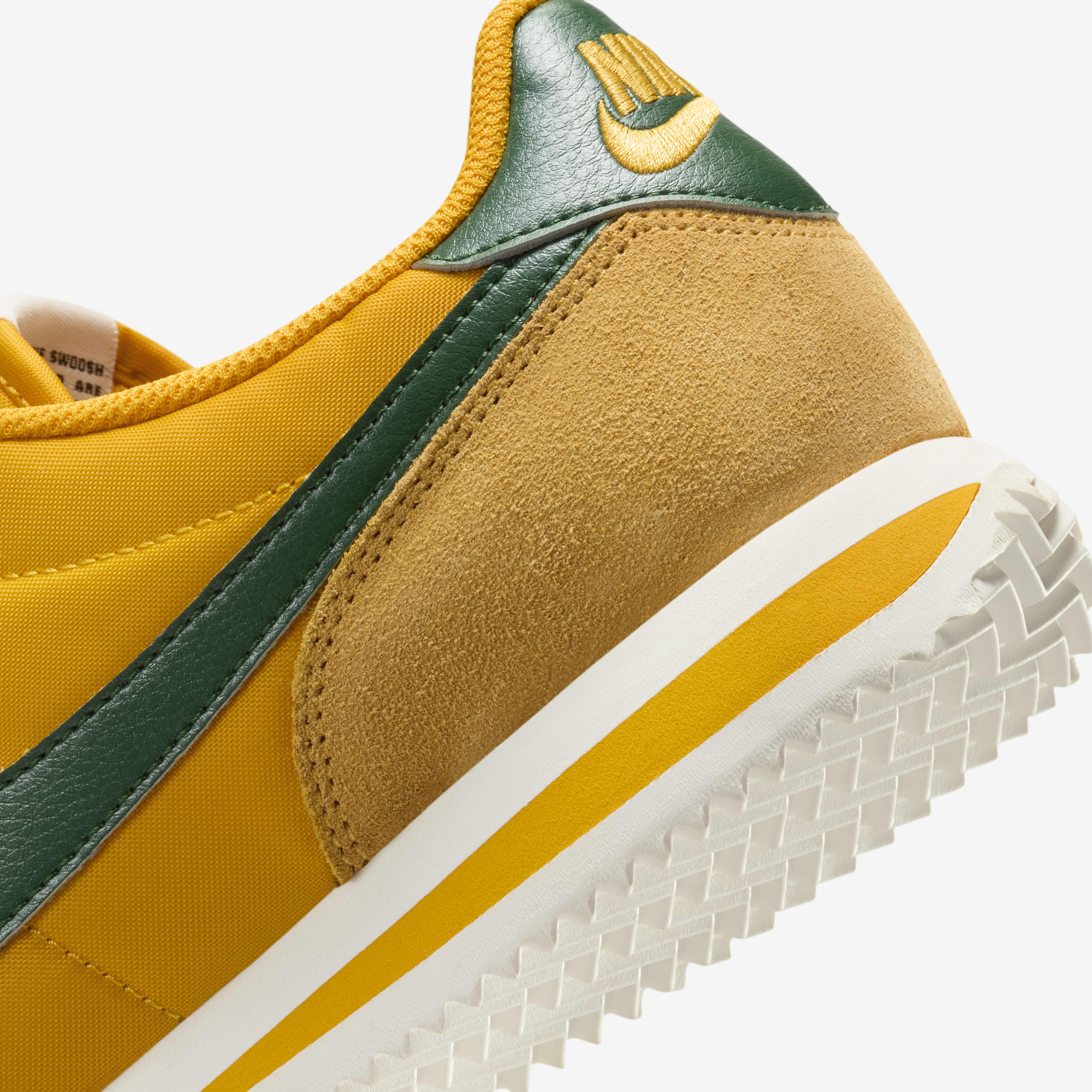 Nike cortez nylon yellow top