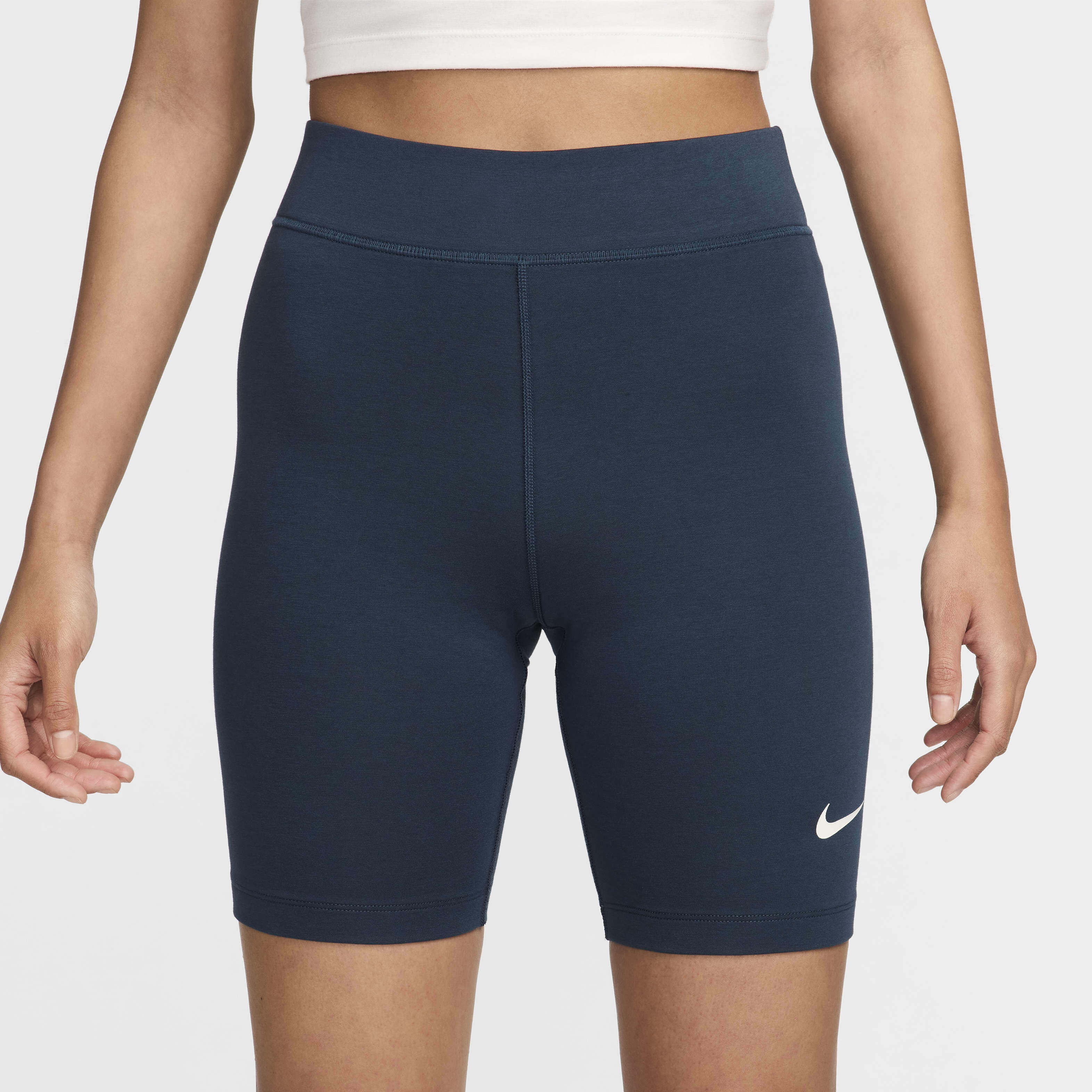 Nike blue biker shorts online