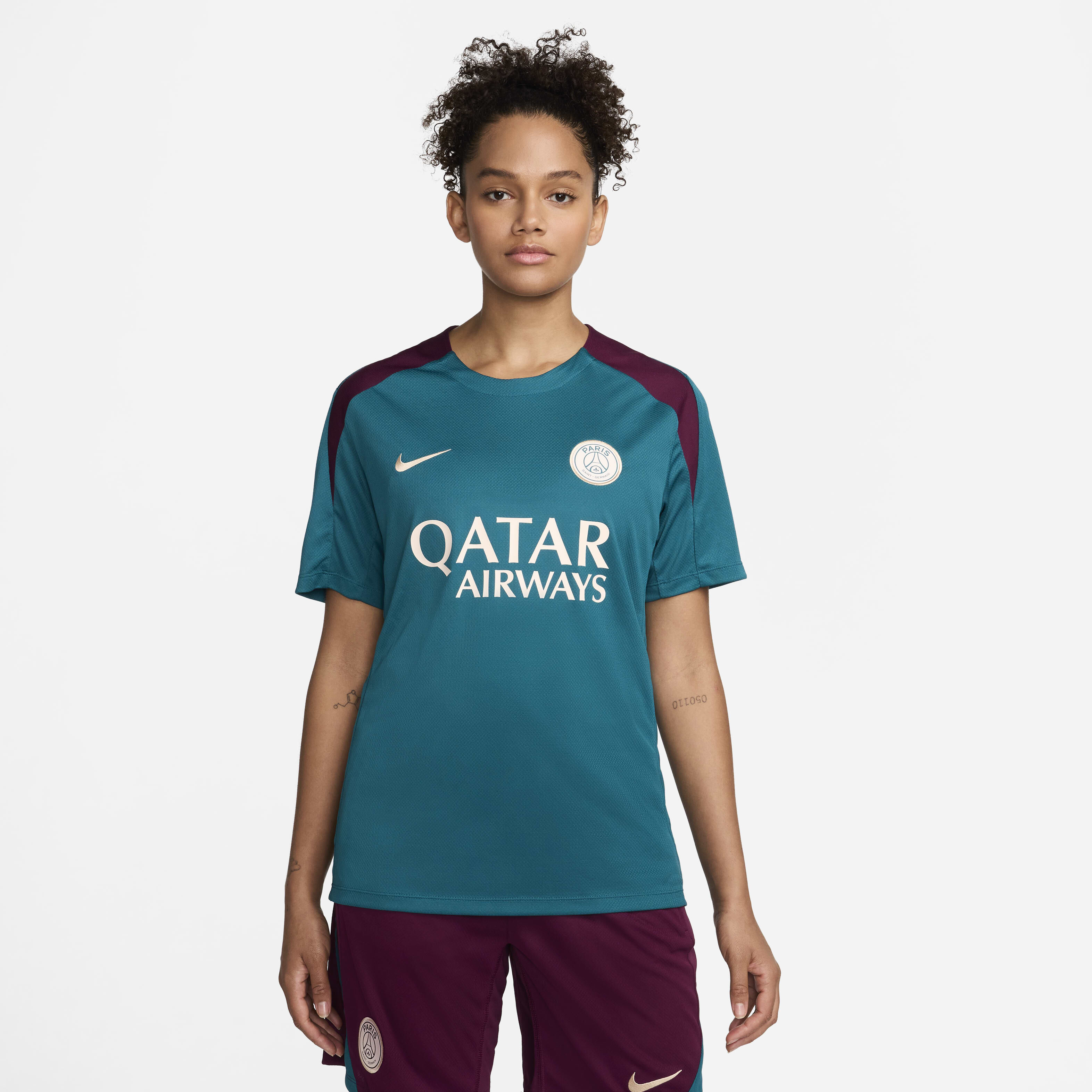 Buy Paris Saint Germain Strike Men s Nike Dri FIT Football Short Sleeve Knit Top Nike Kuwait Official