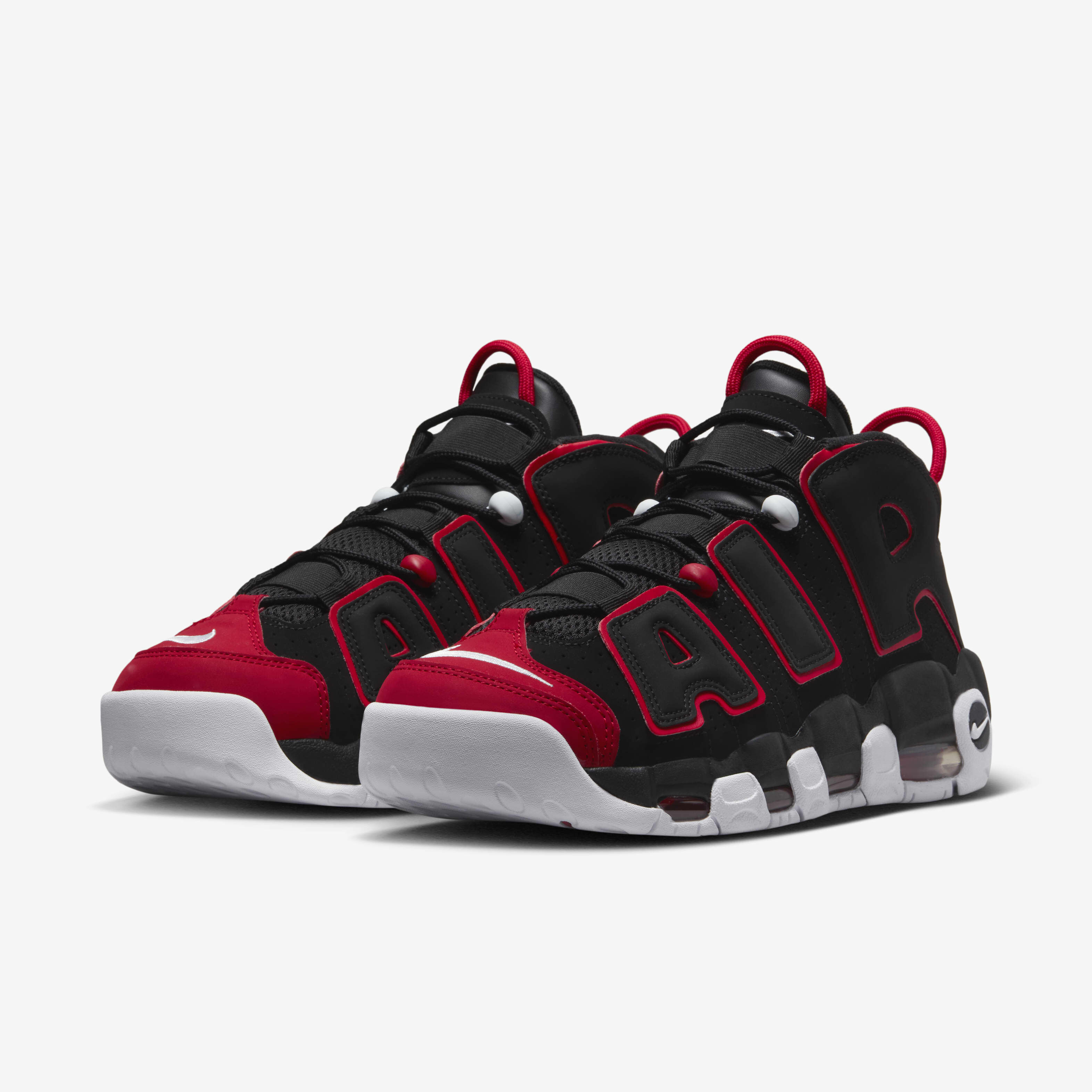 シューズ(男性用) MoreUptempo'96\"Black and University Red\" NIKE公式】エア モア アップテンポ '96 'Black and University