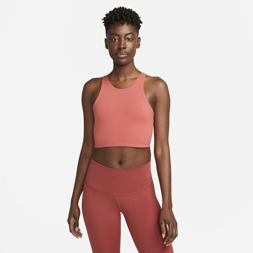 Nike Infinalon-Nike, Nike Yoga Dri-FIT Luxe, Women's Shelf-Bra Cropped Tank