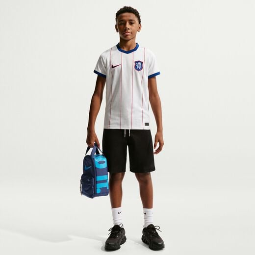 Chelsea Third Kit 26/27-نايكي, تشيلسي 27/26 البديل ستاديوم, تيشيرت كرة القدم نايكي دراي-فت ريبليكا للأطفال الكبار