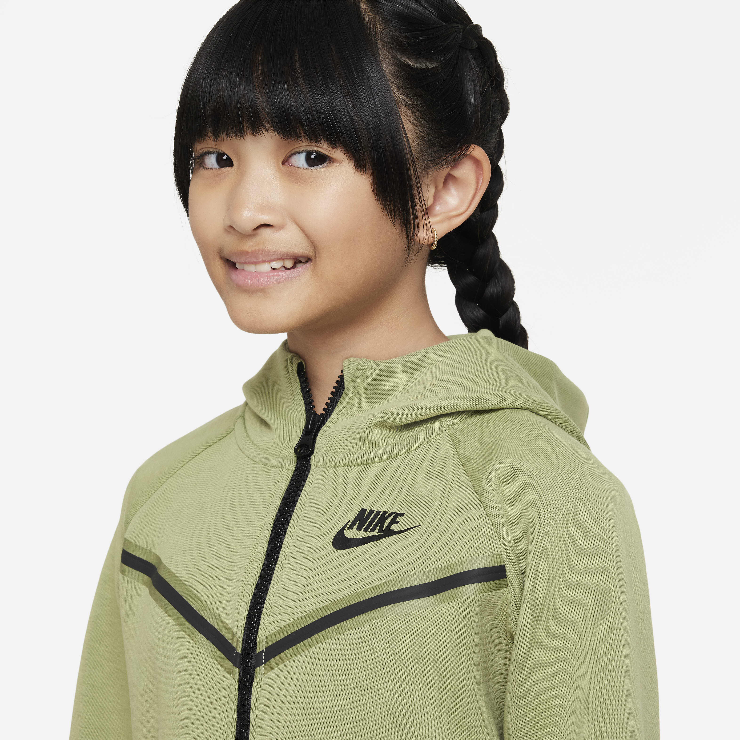 Nike girls zip hoodie top