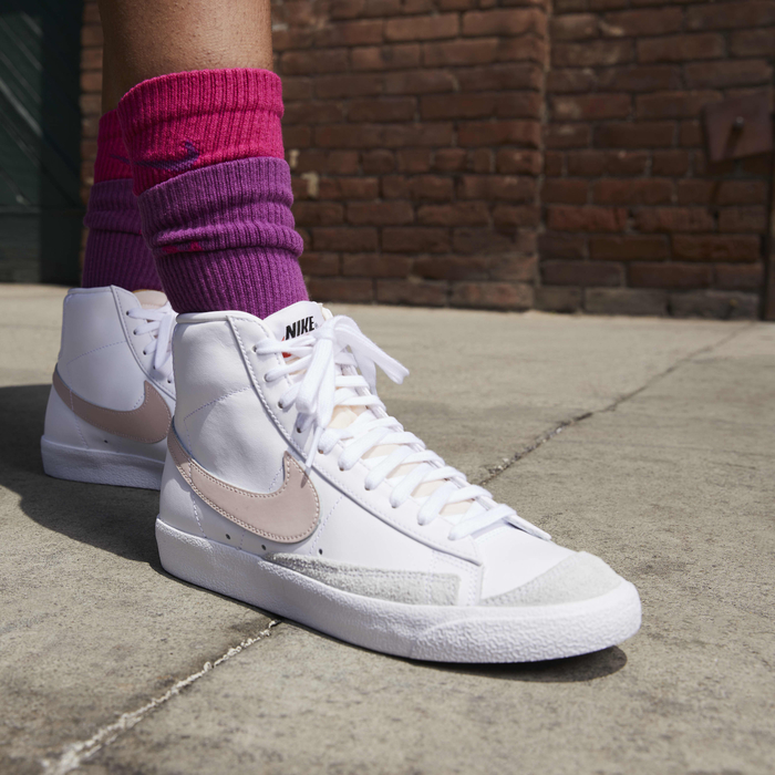 Buy Nike Blazer Mid '77 Women's Shoes White/Peach/Summit White