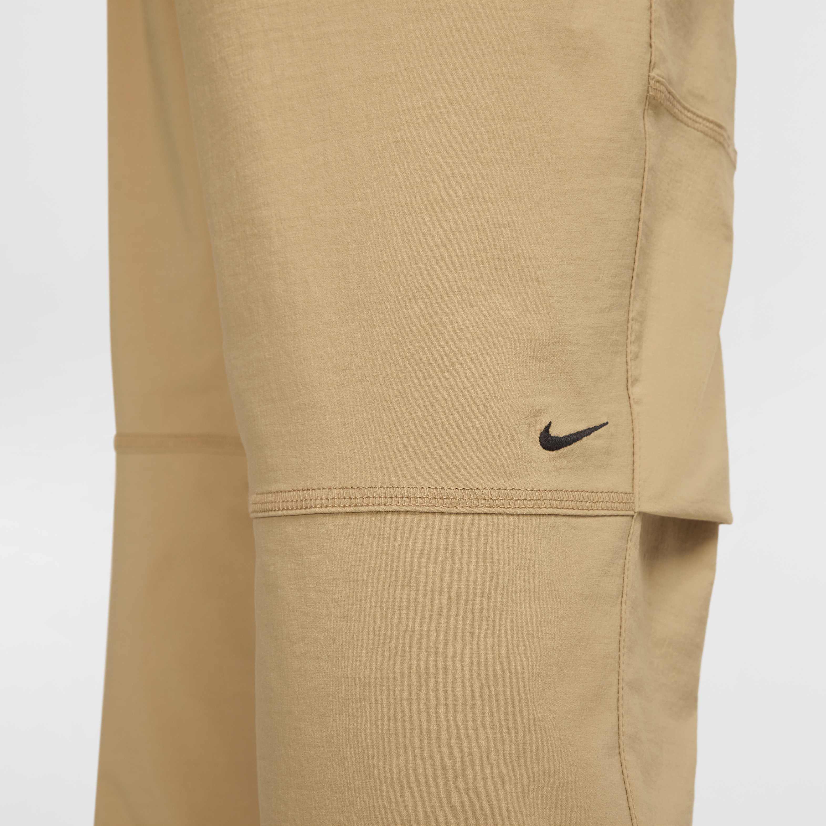 ★★Nike★★ Tech Woven Pants M Parachute Beige Black HM8242 Nike Training Pants Tech Woven Oversized - Beige/Black