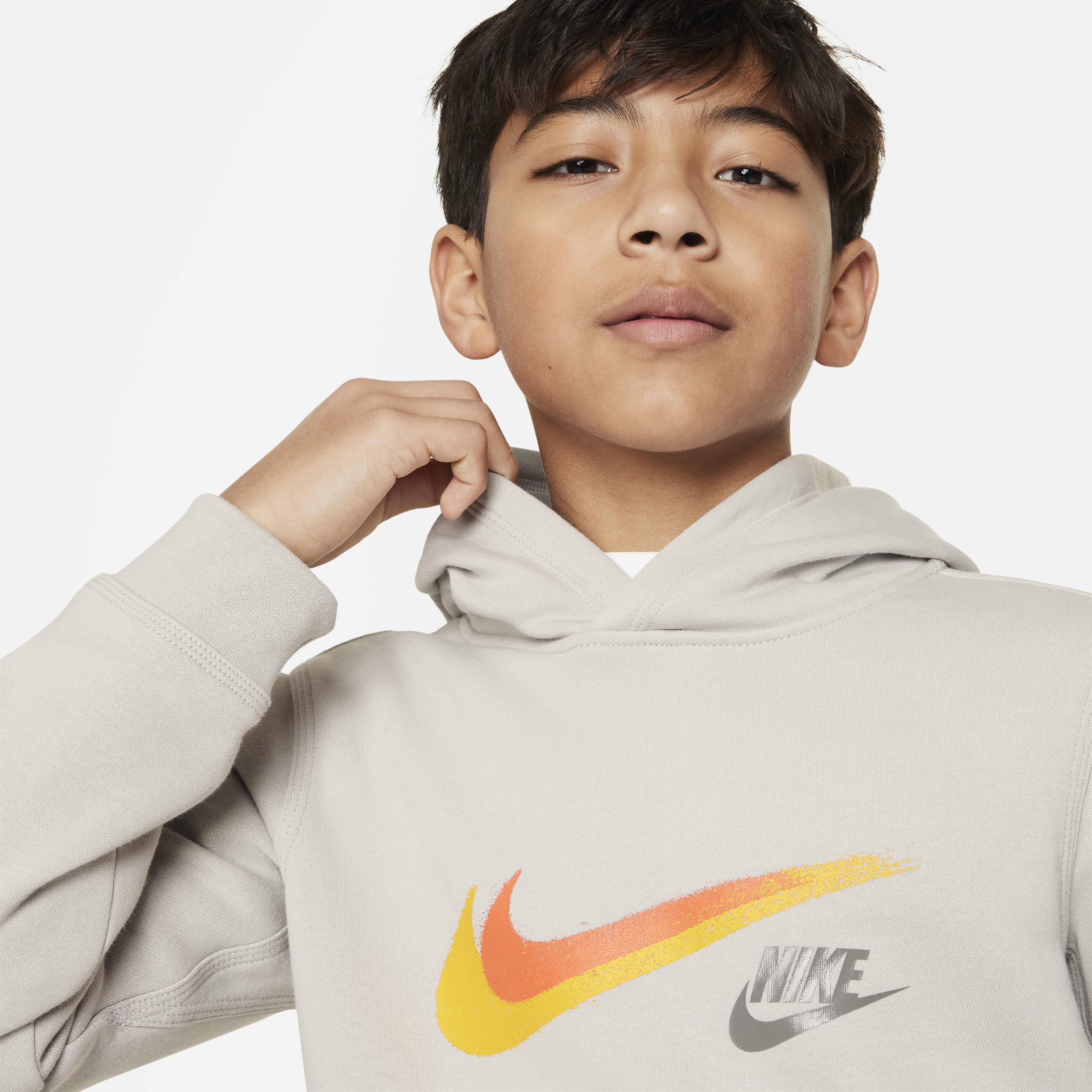 Buy Nike Sportswear Older Kids Boys Fleece Pullover Graphic Hoodie Nike Kuwait Official