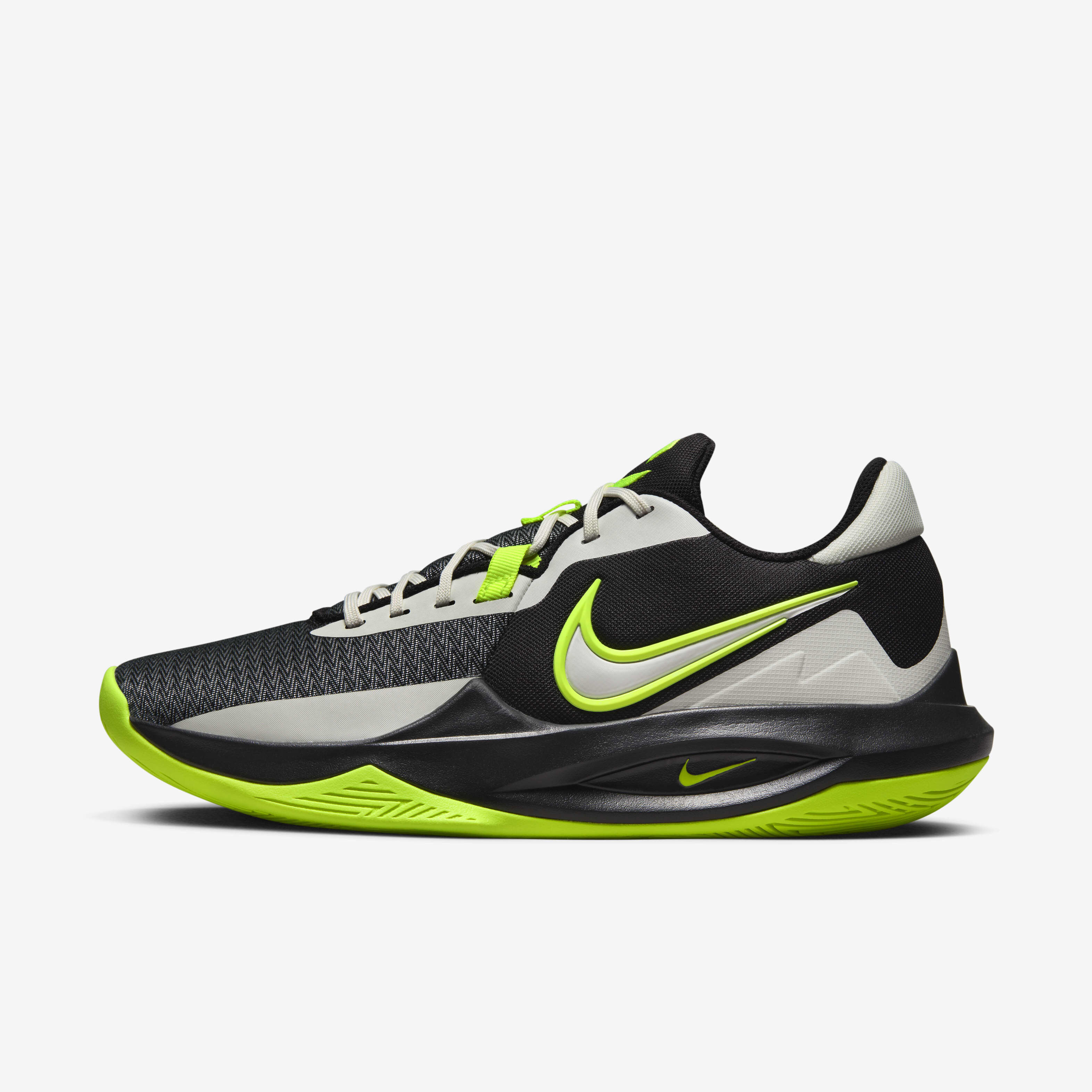 Buy Nike Precision Basketball Shoes Black/Sail/Volt Nike