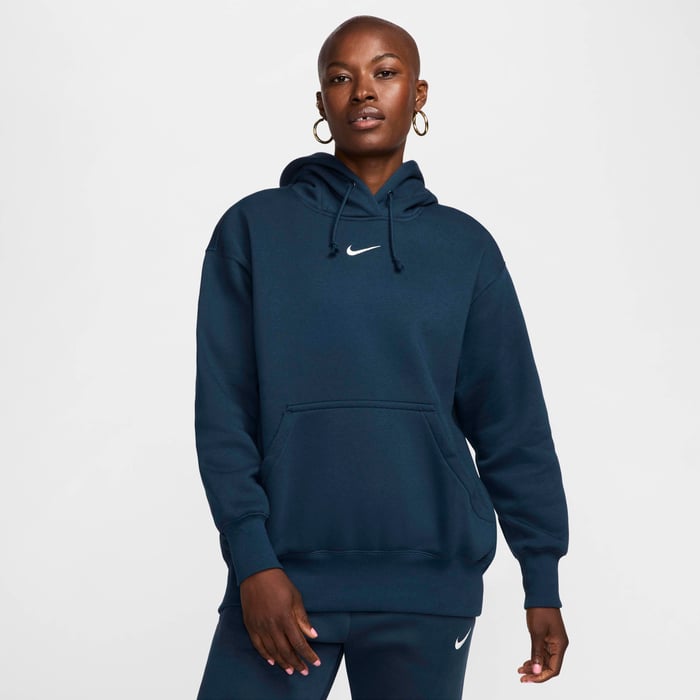 Navy Blue Nike Blue Sweatshirt Womens Buy Nike Sportswear Phoenix Fleece Women's Oversized Pullover