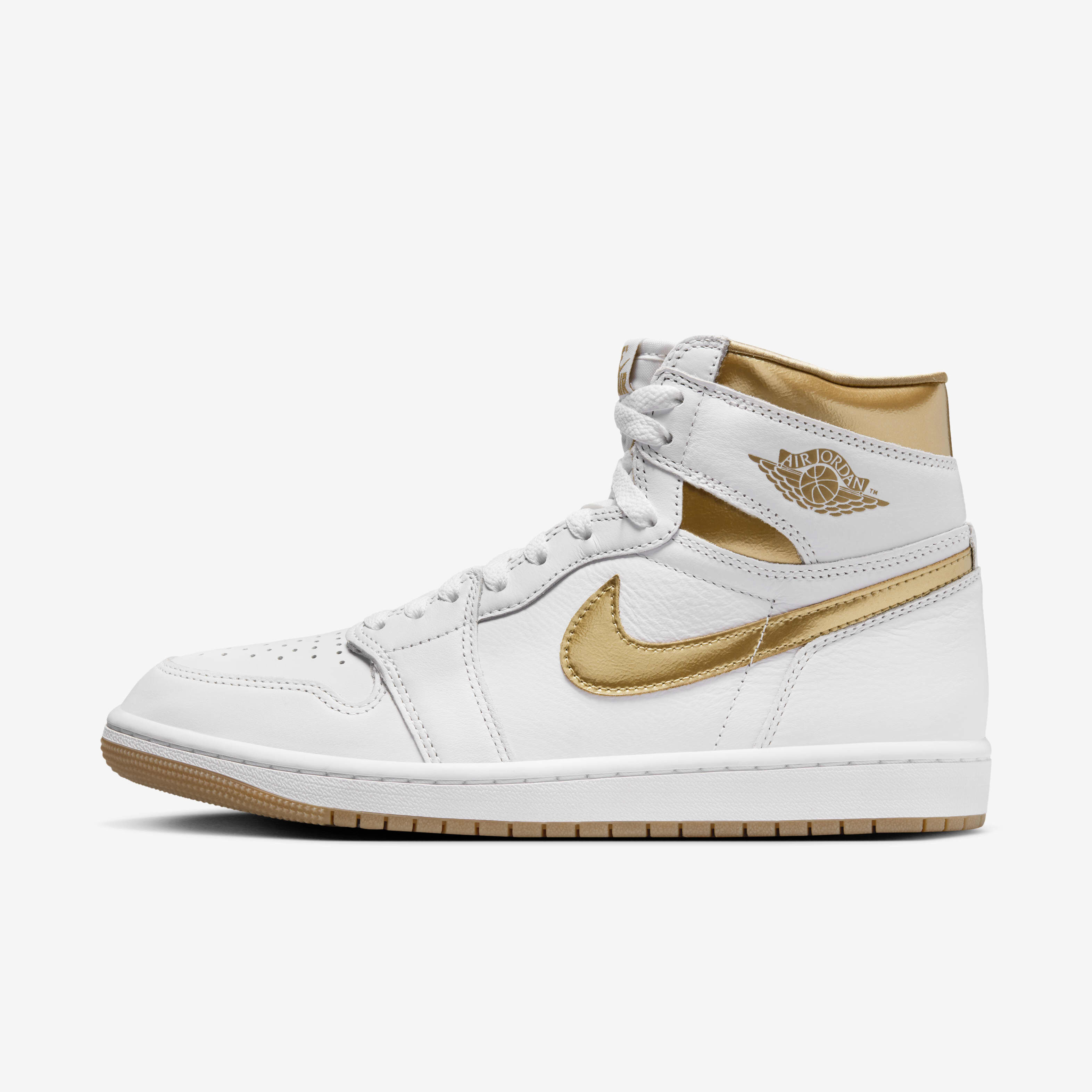 Jordan shoes white and gold outlet