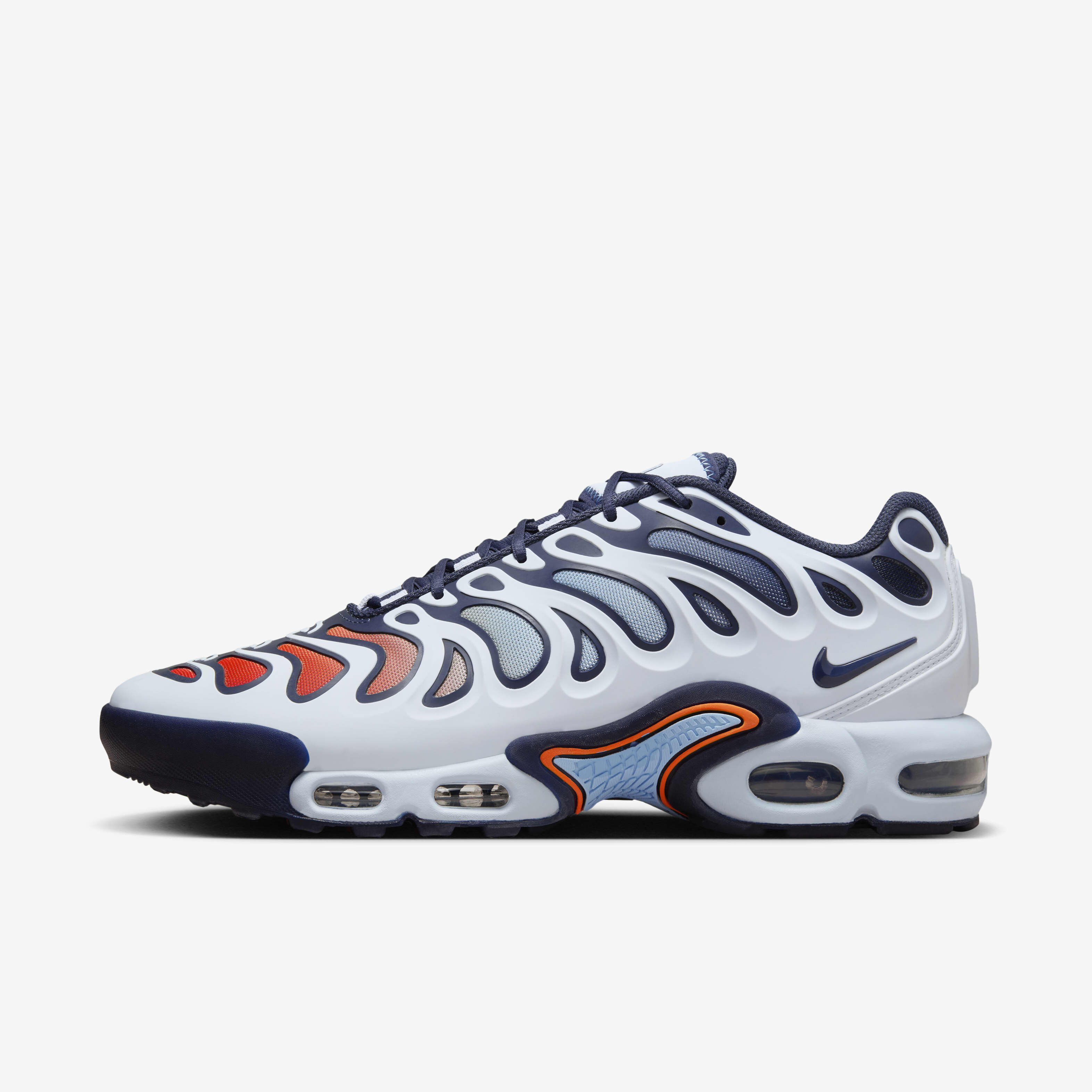 nike air max plus blue and orange