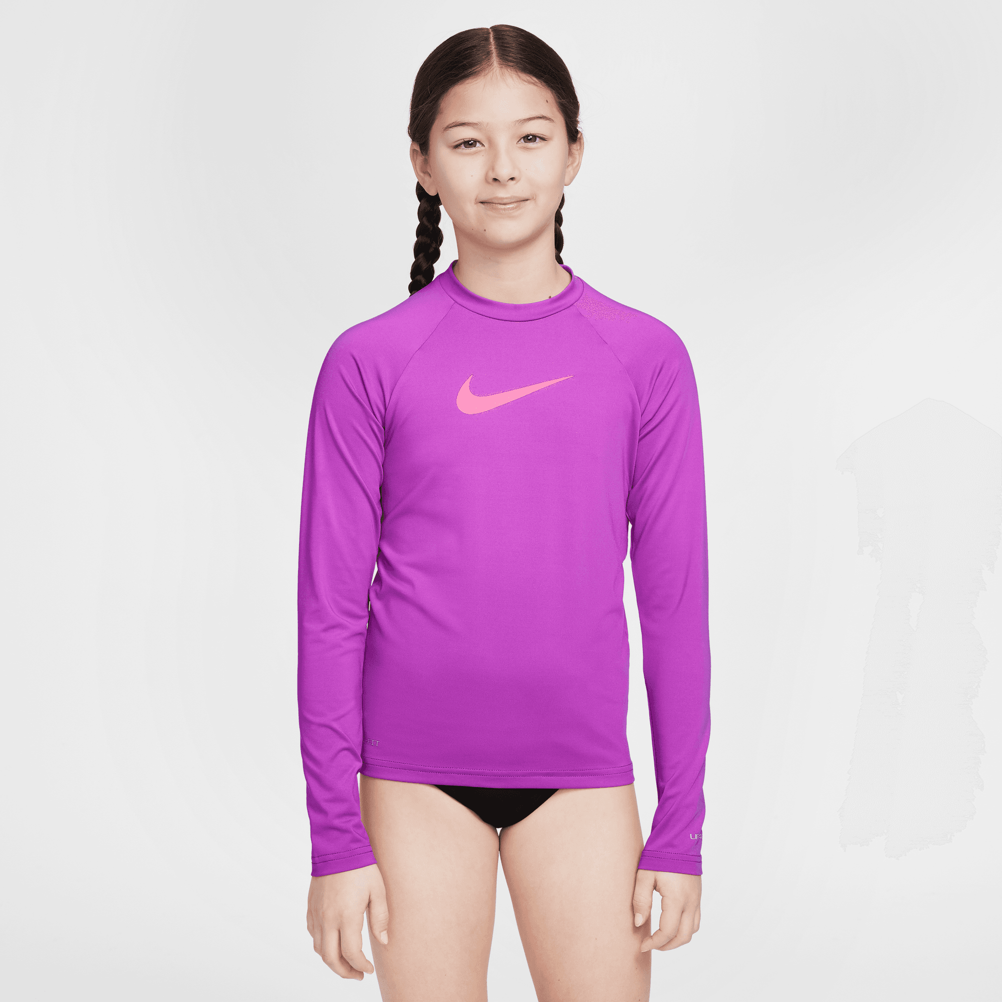 Buy Nike Swim Big Kids' (Girls') LongSleeve Hydroguard Vivid Purple