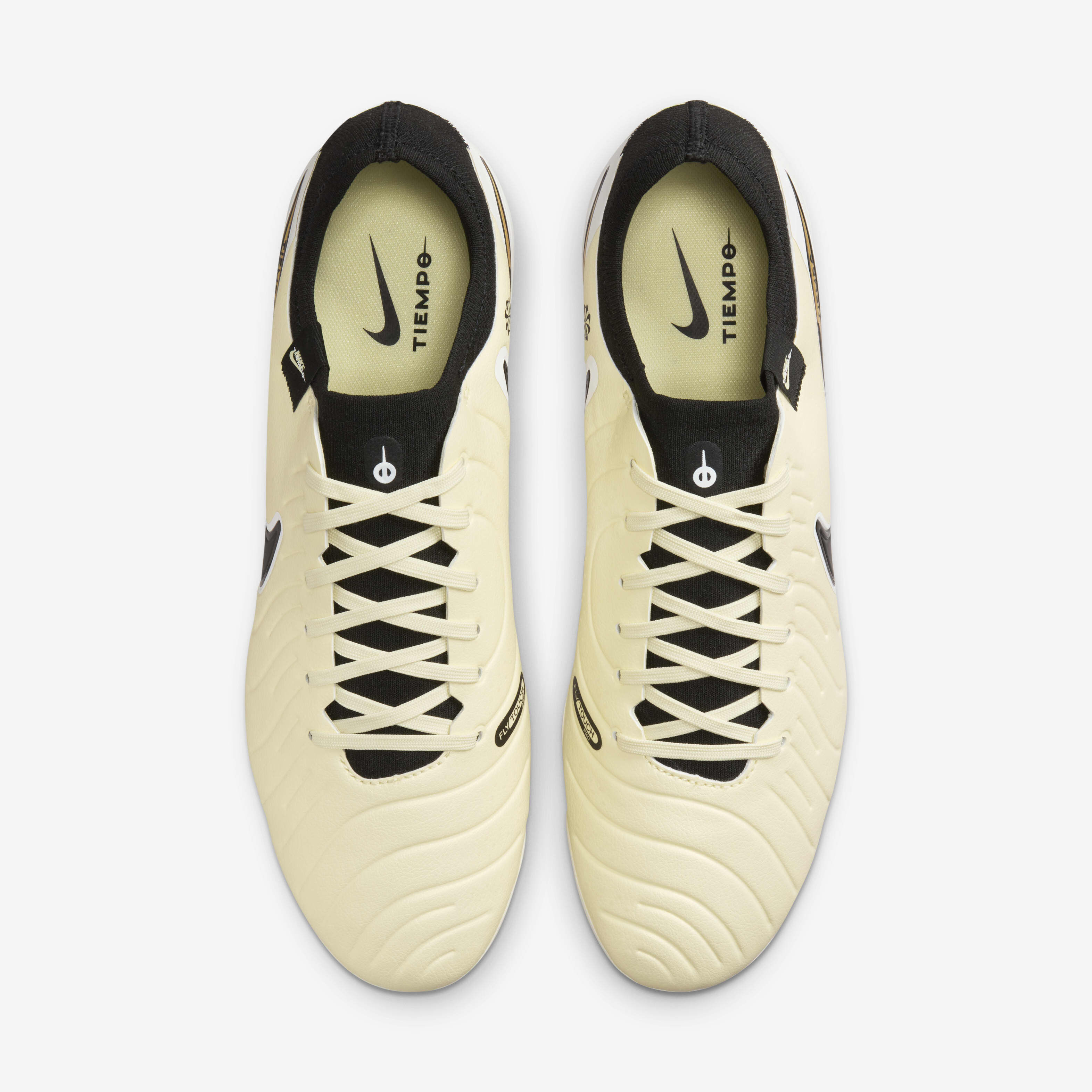 Buy Nike Tiempo Legend 10 Pro Firm Ground Low Top Football Boot Lemonade Metallic Gold Coin Black Nike Kuwait Official