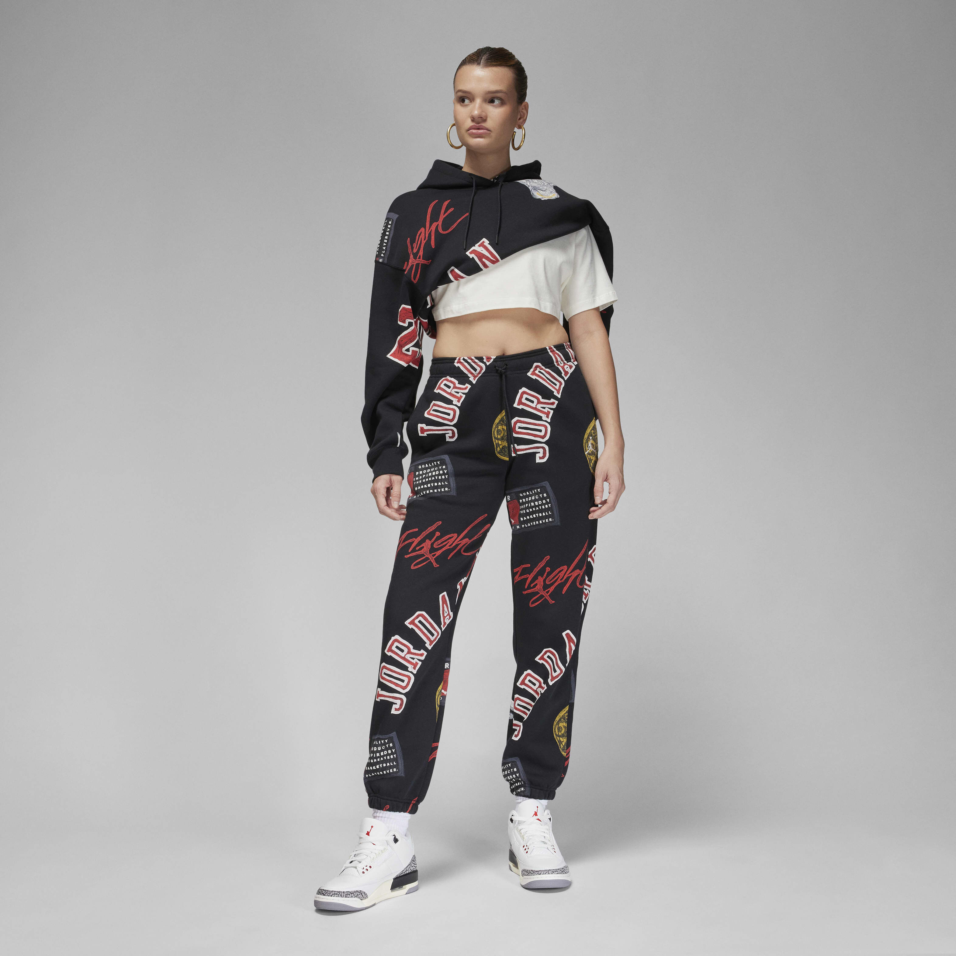 Buy Jordan Brooklyn Fleece Women's Fleece Trousers - Black