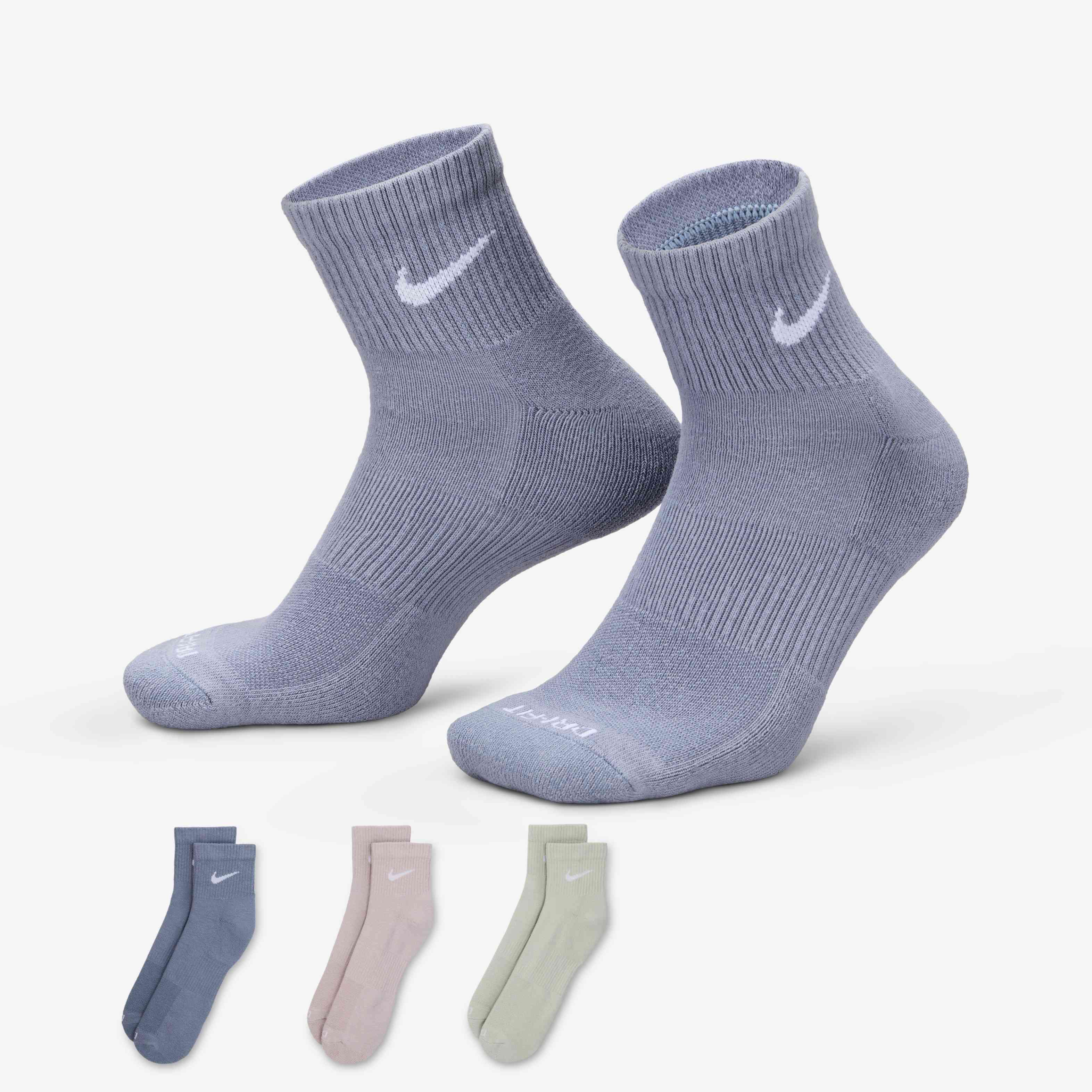 gray nike ankle socks