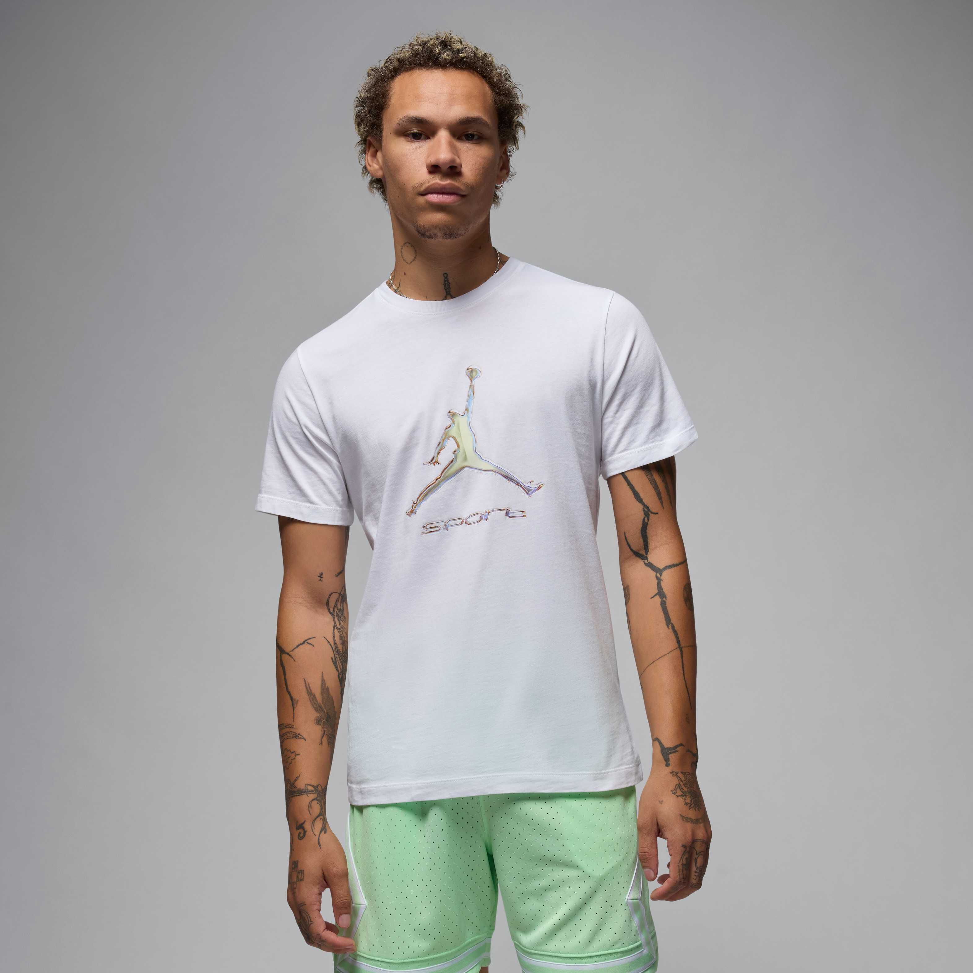 Tシャツ・カットソー Nike Jordan Sports Men's Dry Fit T-Shirt HQ7984-100 Buy Jordan Sport Men's Dri-FIT T-Shirt - White/Black | Nike