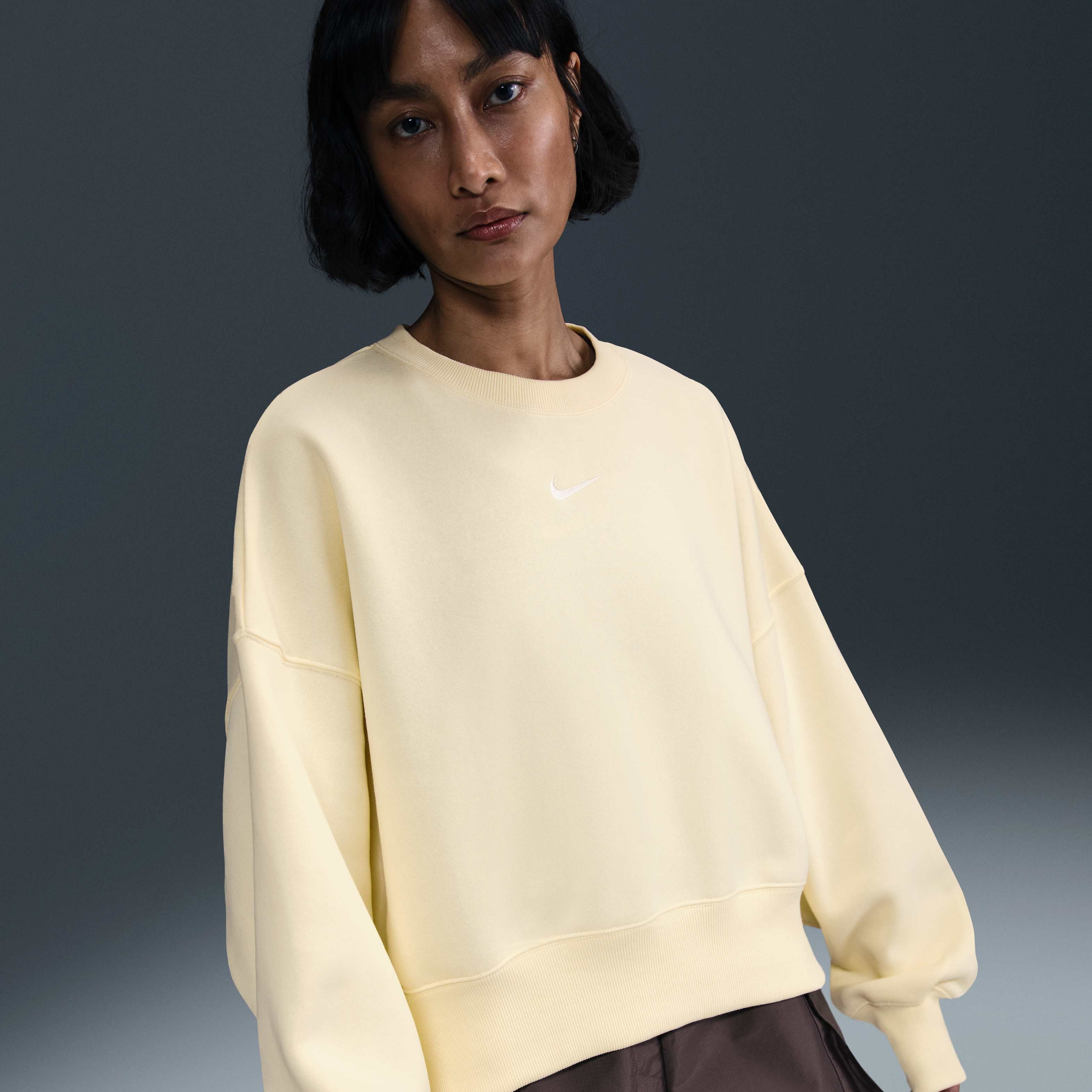 yellow nike womens sweatshirt