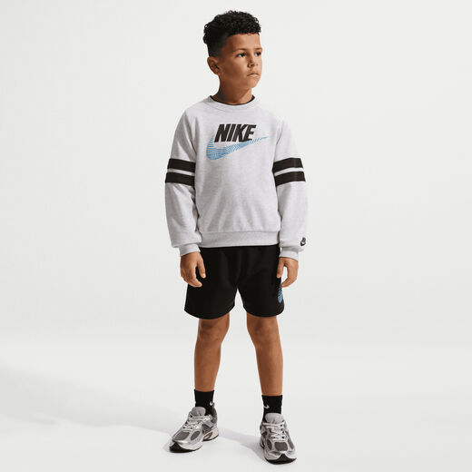 Kids' Hoodies & Sweatshirts-Nike, Nike Sportswear In The Zone, Little Kids' French Terry Oversized Crew