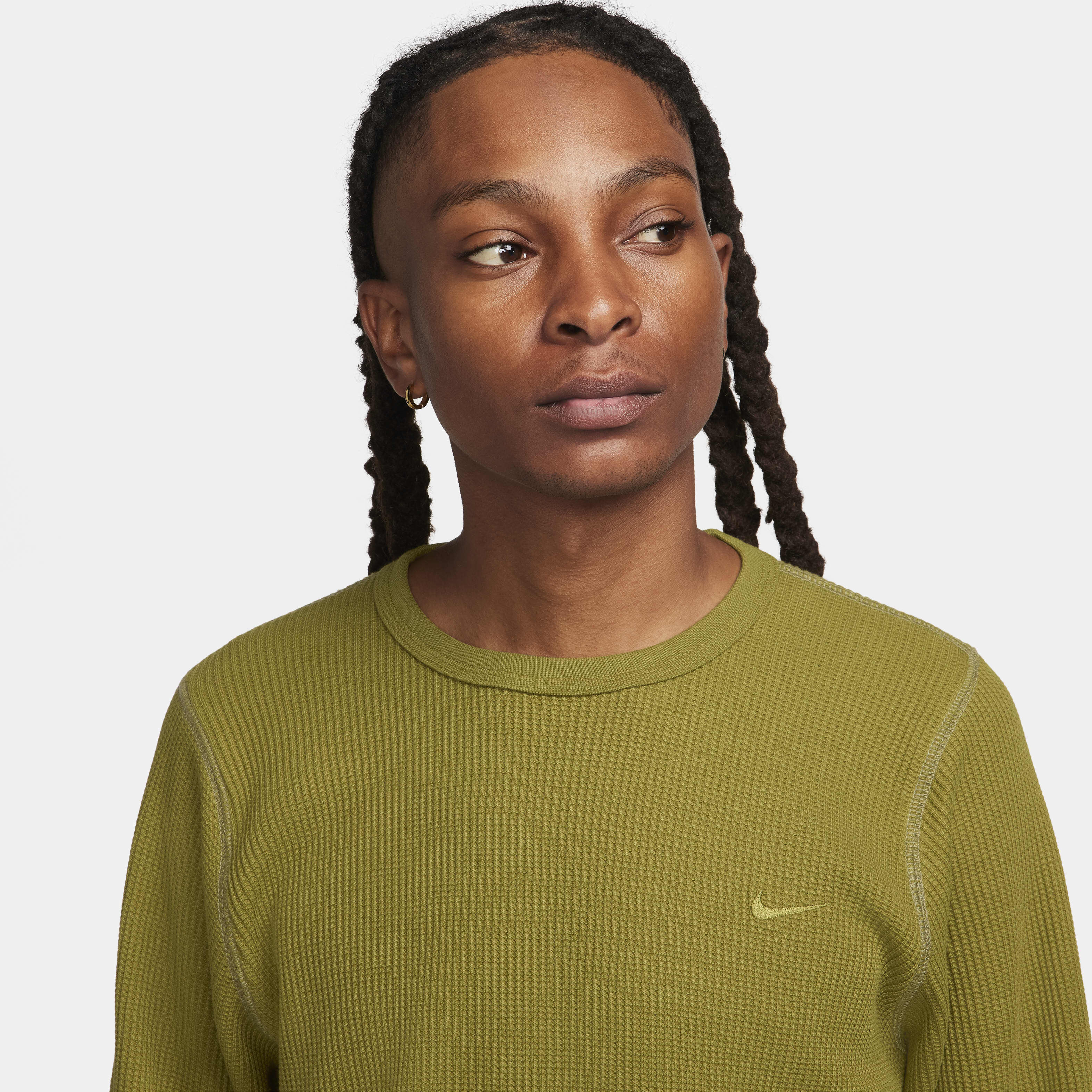 Buy Nike Life Men's Long-sleeve Heavyweight Waffle Top