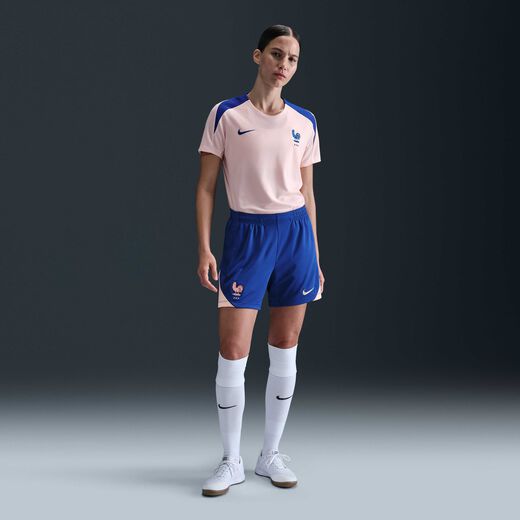 Women's Shorts-Nike, FFF Strike, Women's Nike Dri-FIT Football Knit Shorts Women's Shorts-Nike, FFF Strike, Women's Nike Dri-FIT Football Knit Shorts